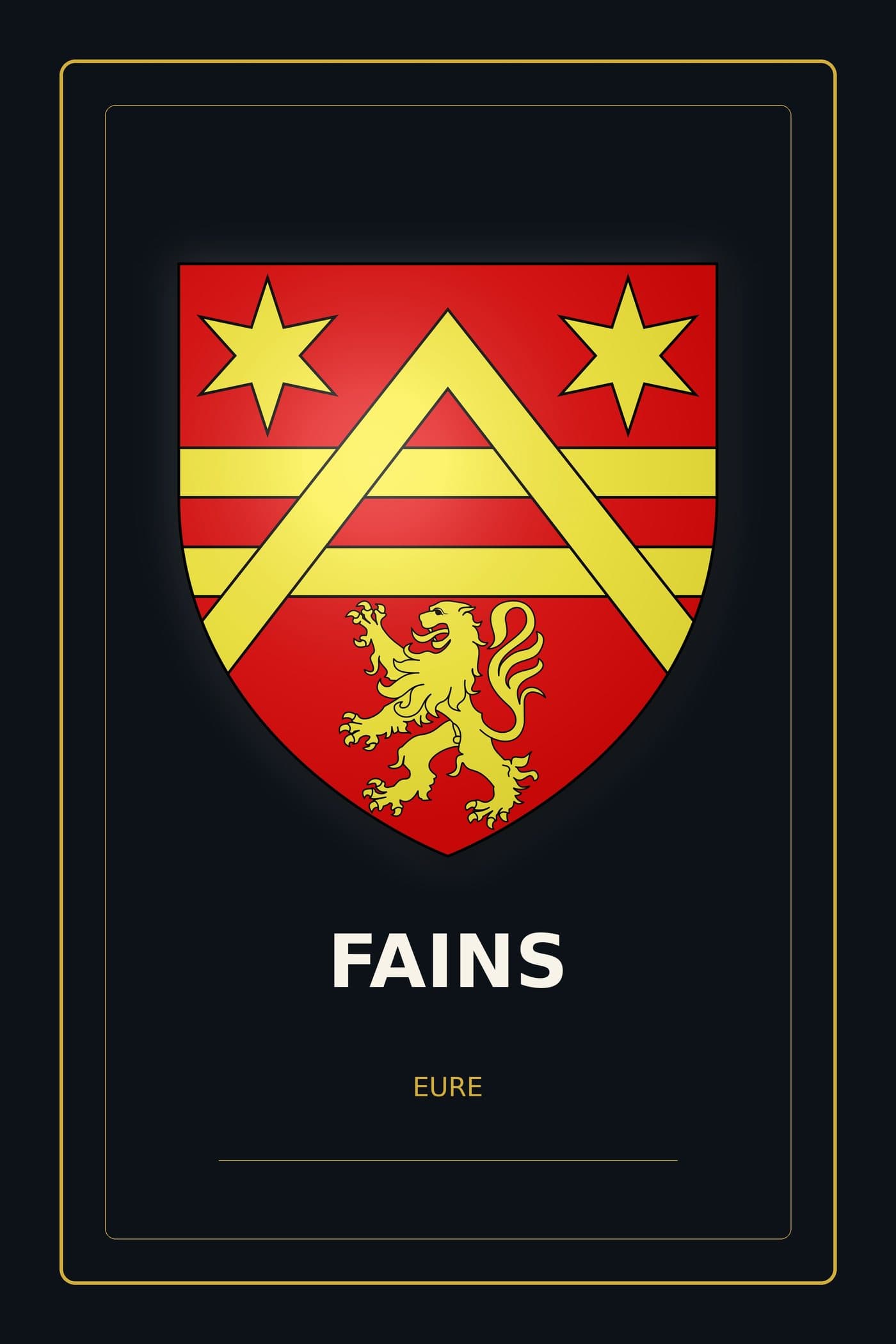 Blason de Fains