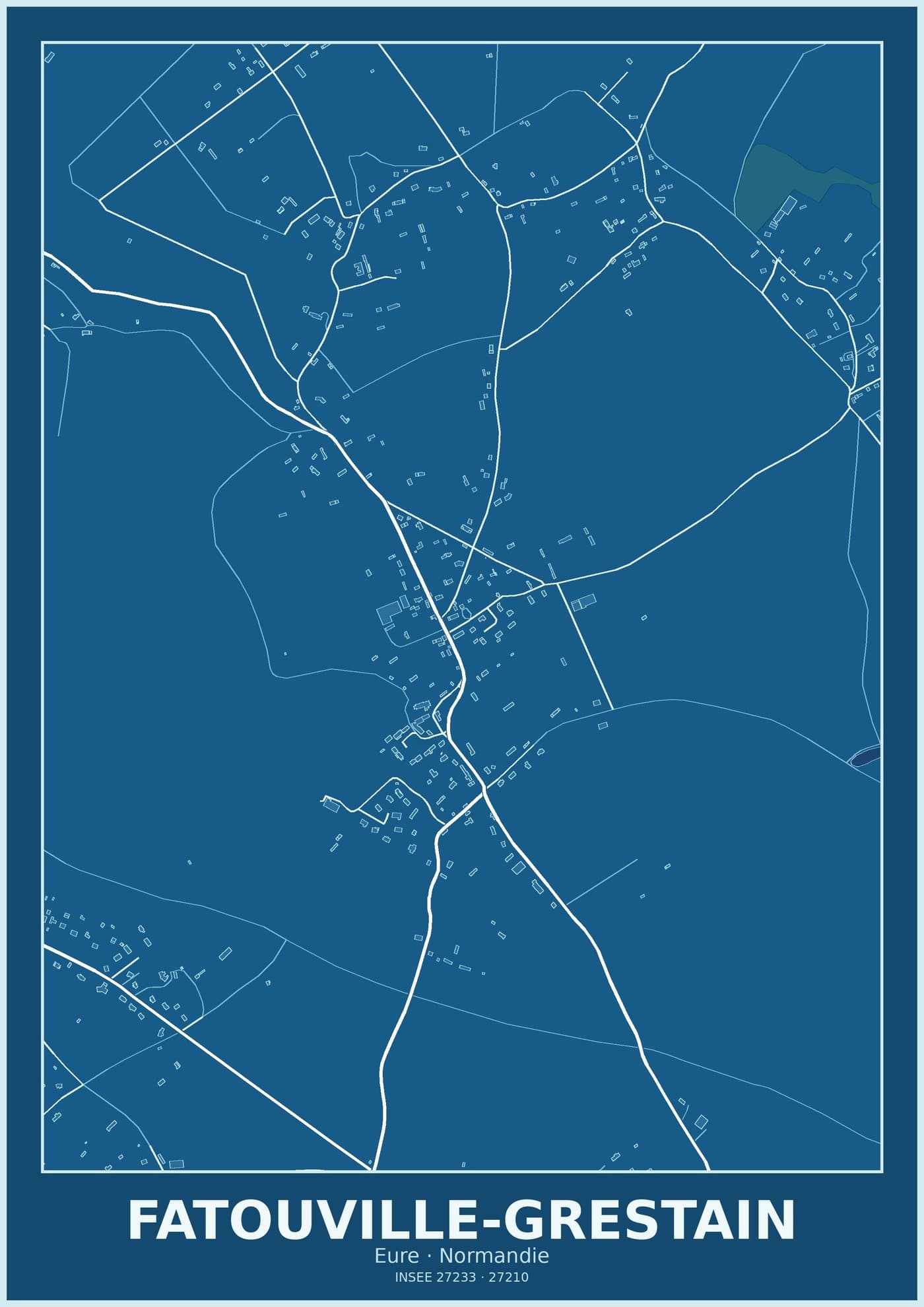 Plan de Fatouville-Grestain