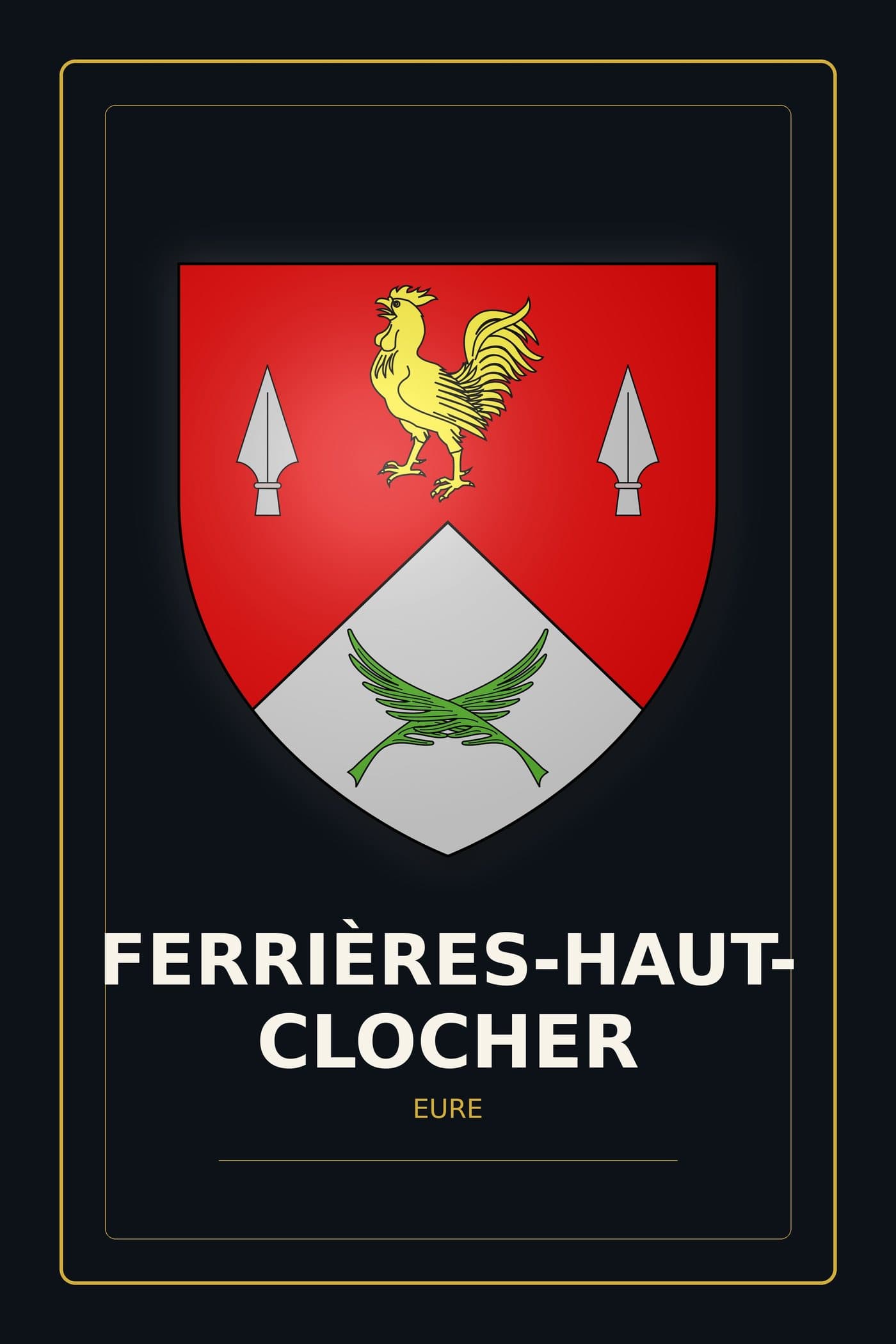 Blason de Ferrières-Haut-Clocher