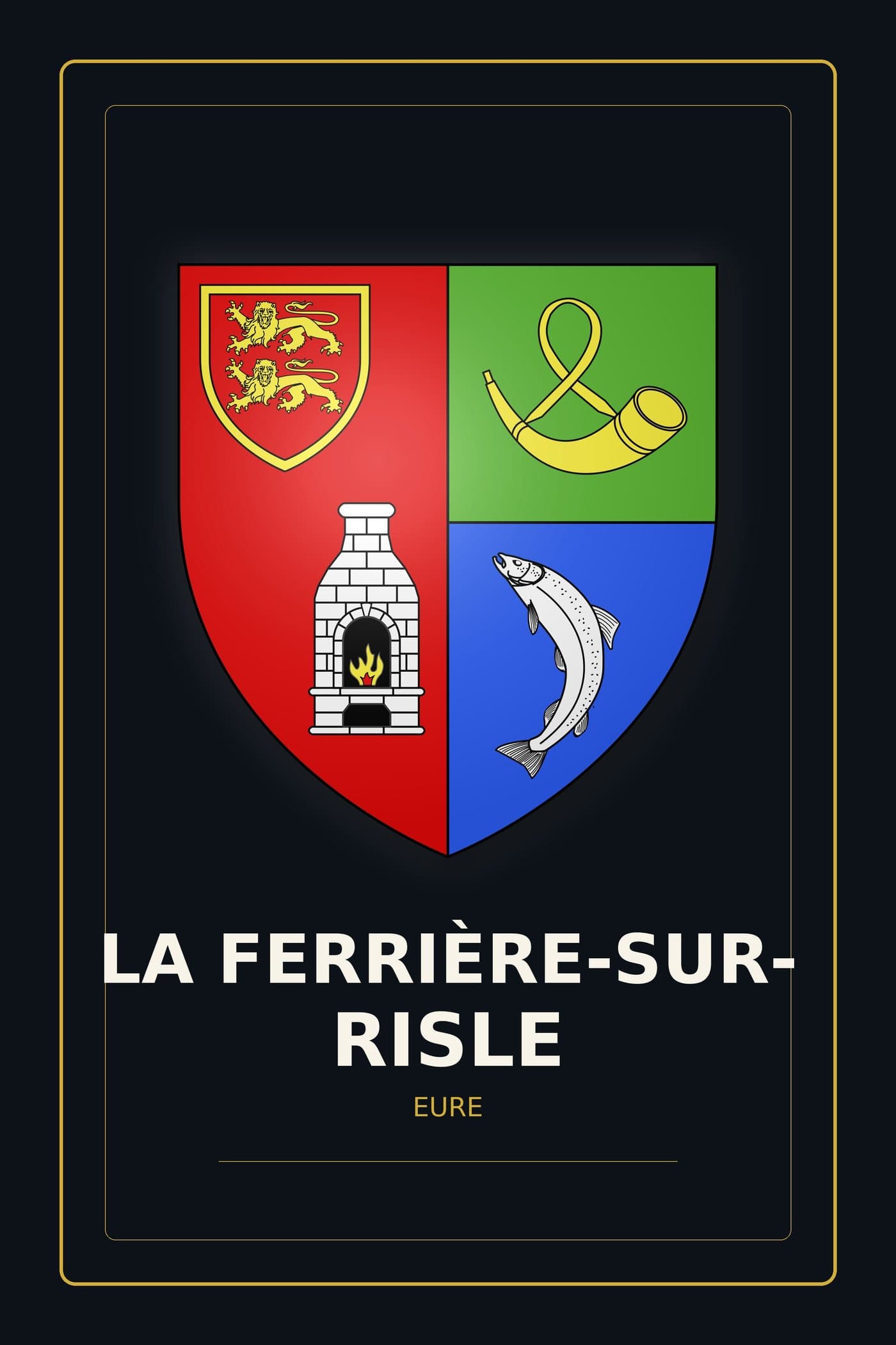 Blason de La Ferrière-sur-Risle