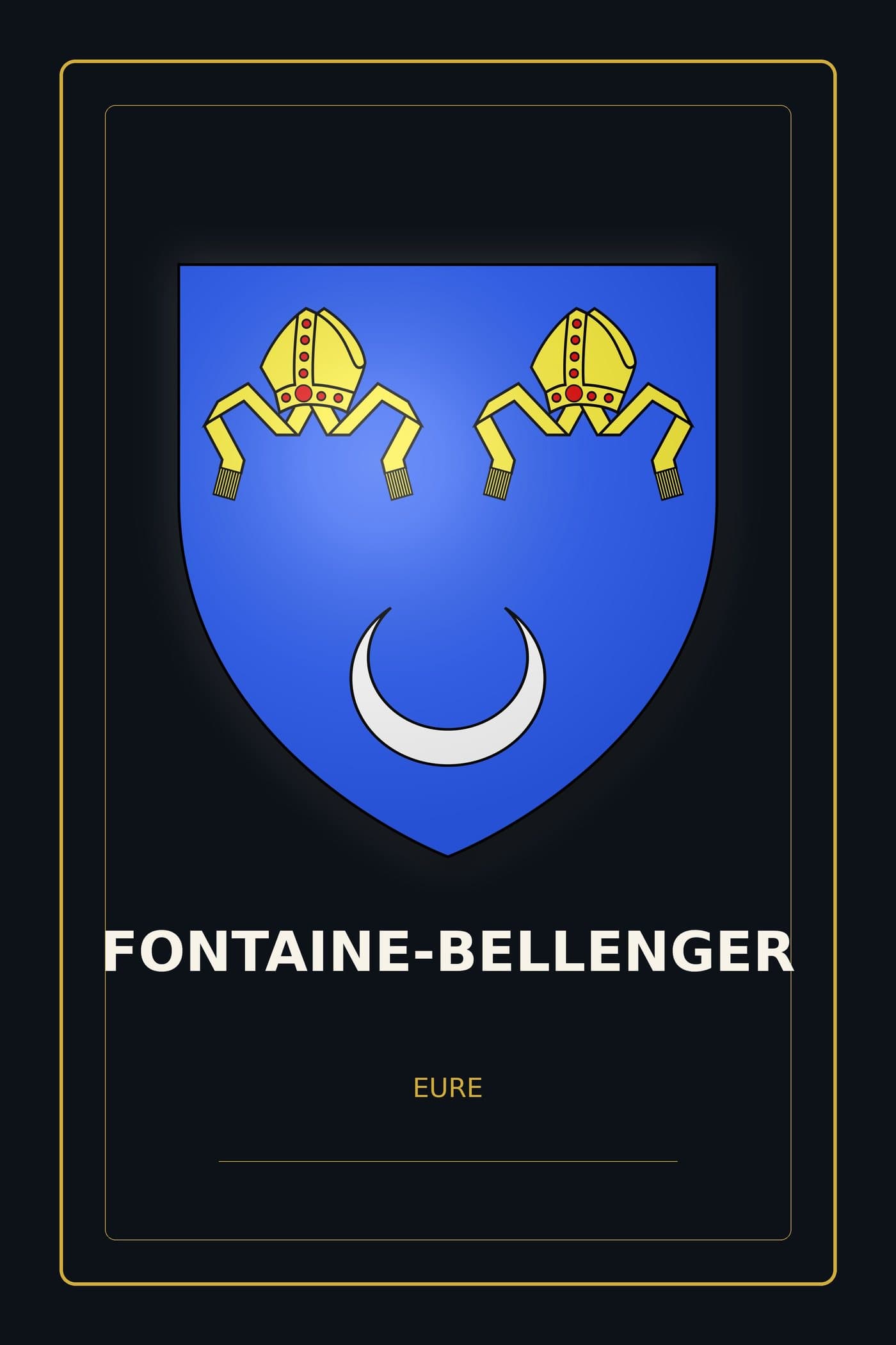 Blason de Fontaine-Bellenger