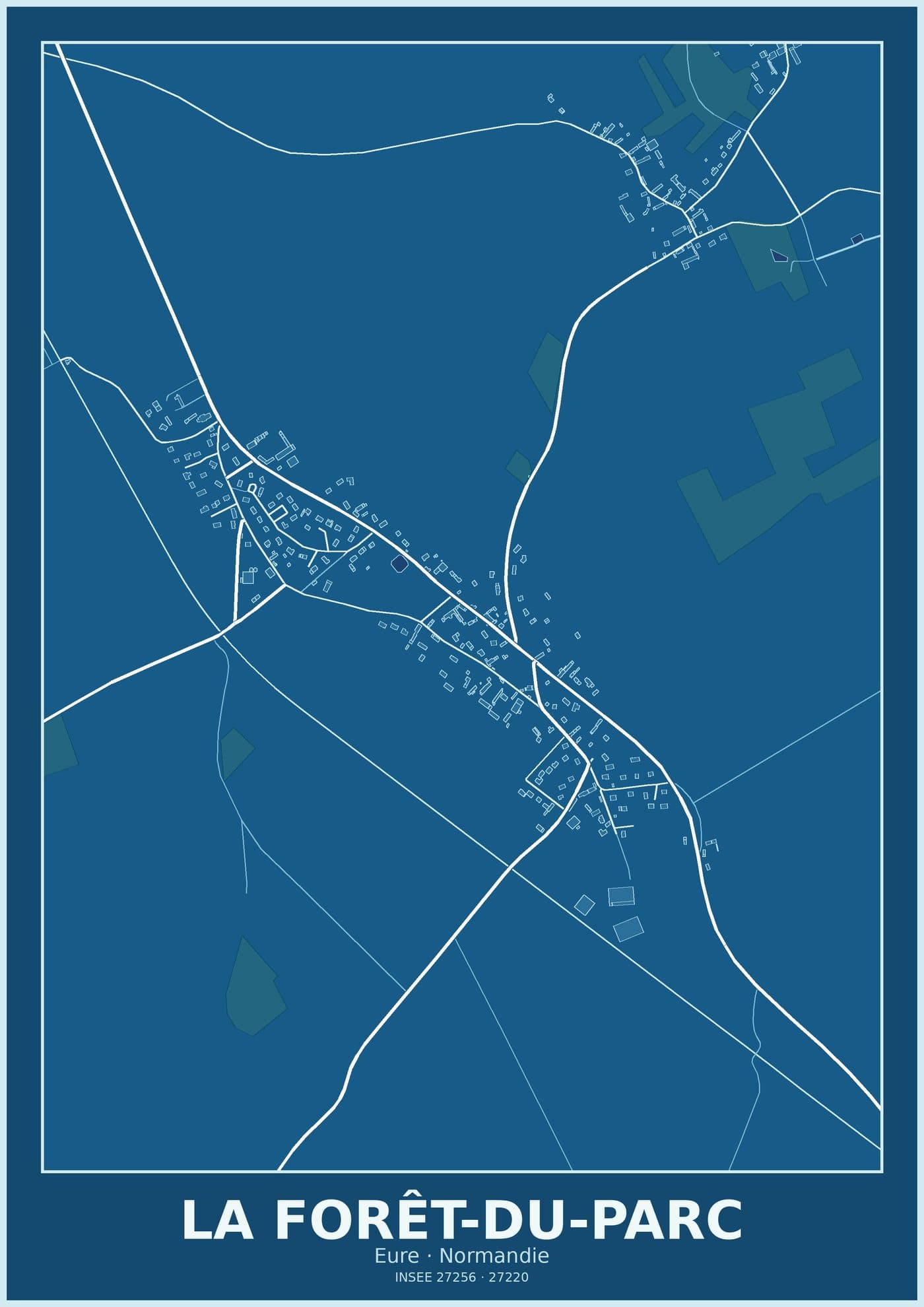 Plan de La Forêt-du-Parc