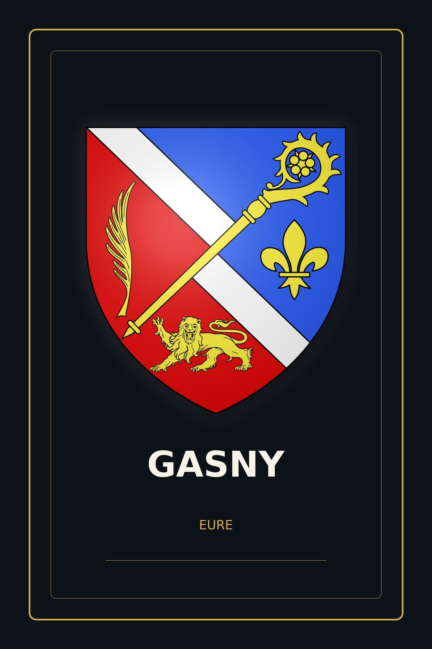 Blason de Gasny