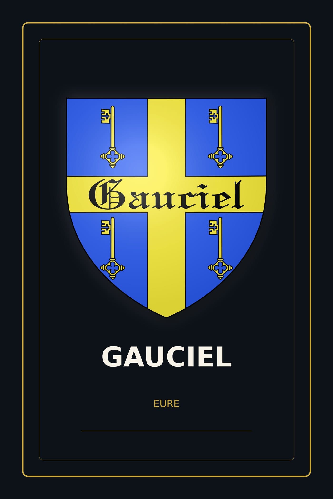 Blason de Gauciel