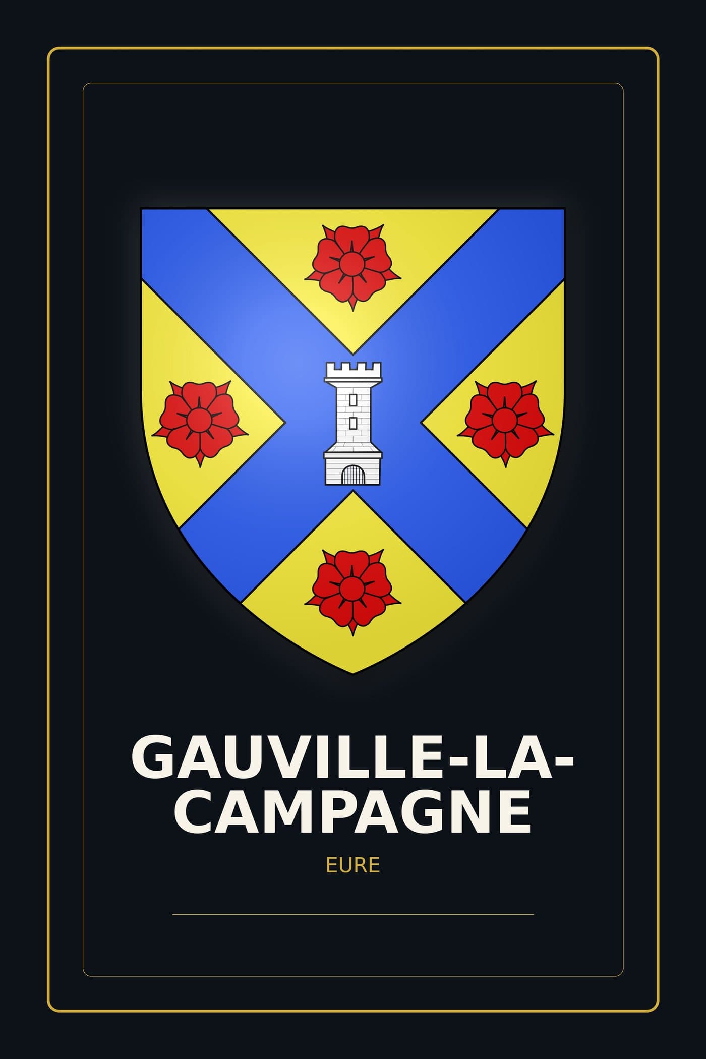 Blason de Gauville-la-Campagne