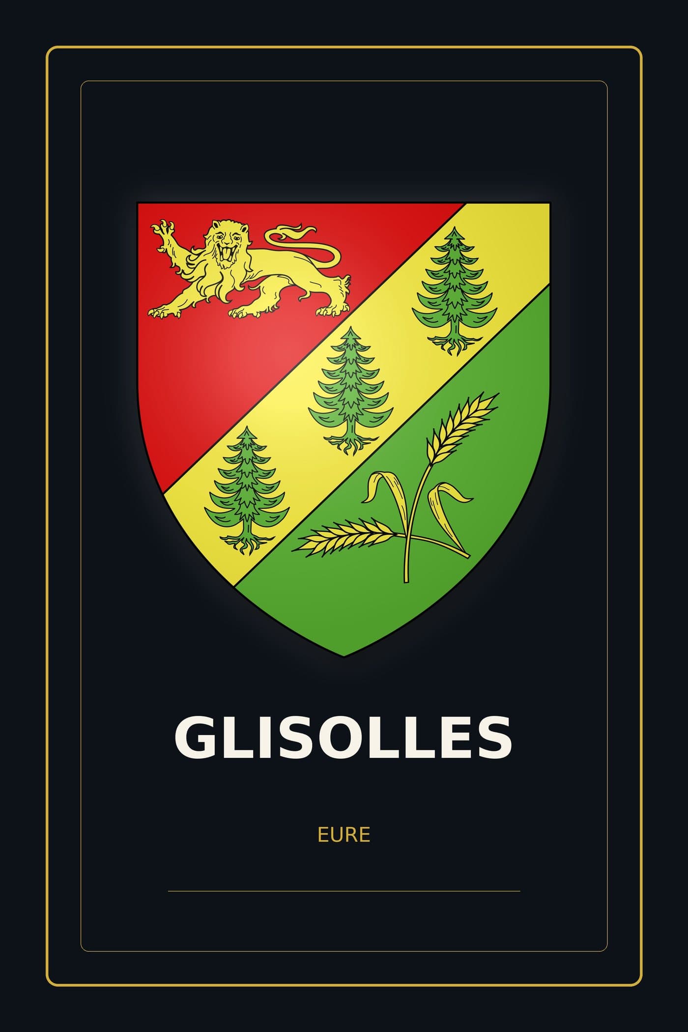 Blason de Glisolles