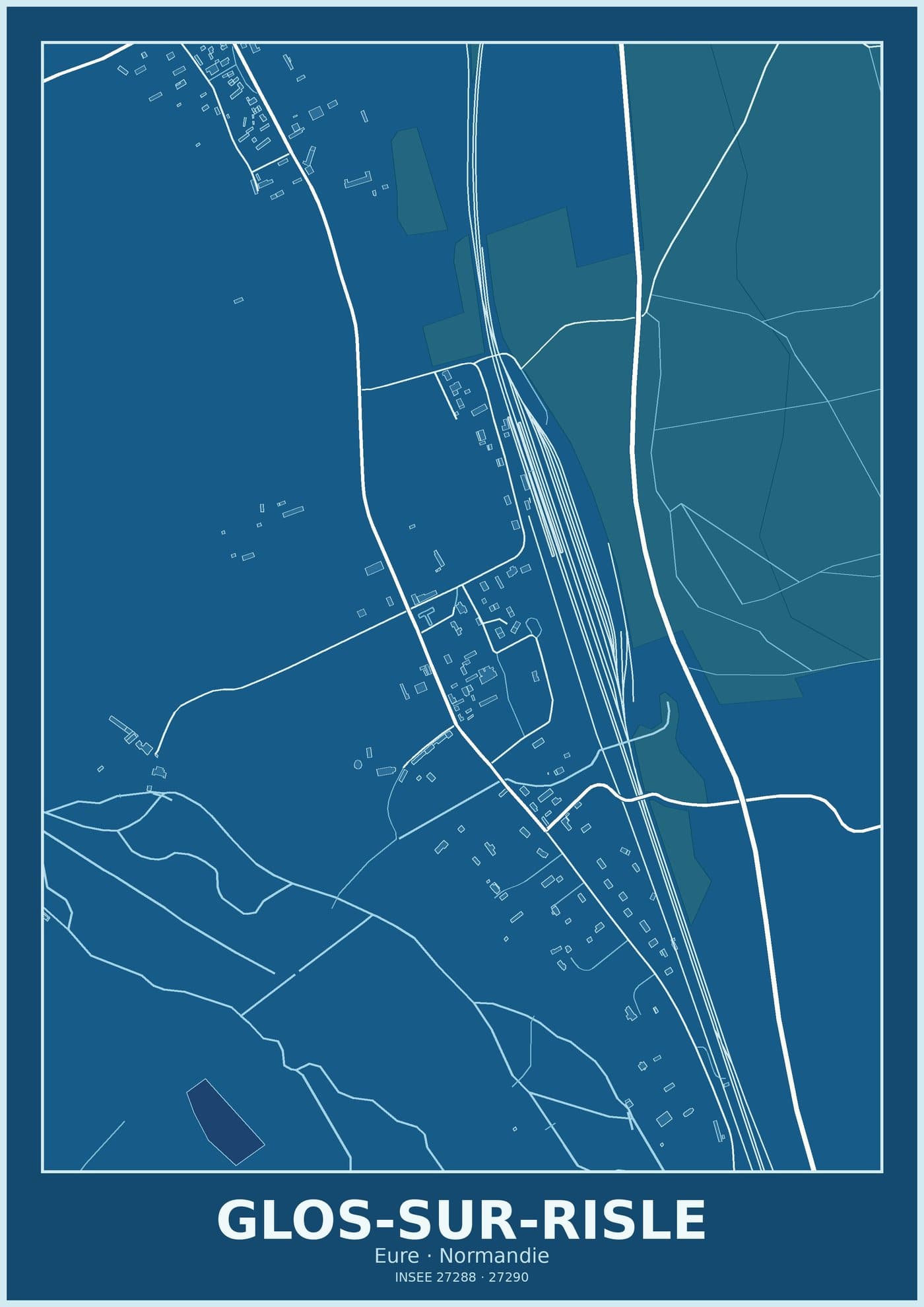 Plan de Glos-sur-Risle