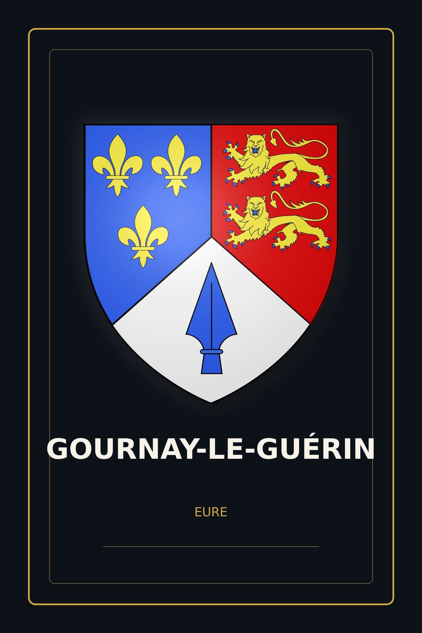 Blason de Gournay-le-Guérin