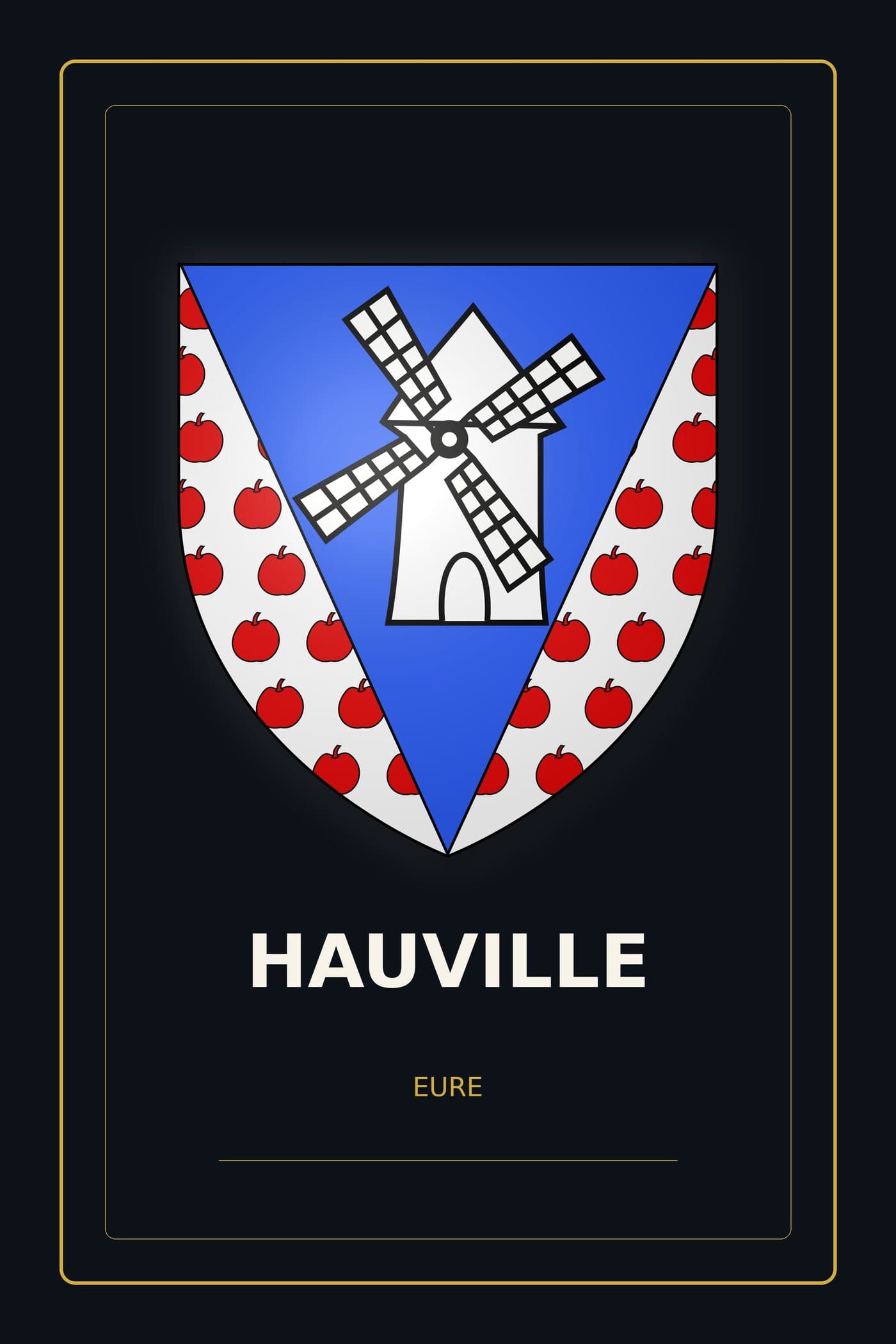 Blason d'Hauville