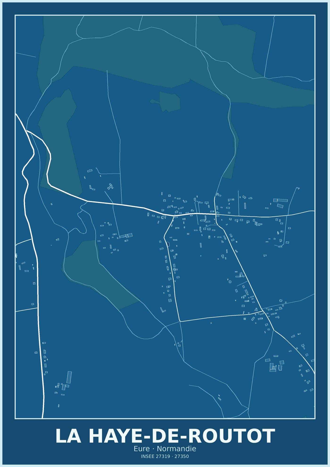 Plan de La Haye-de-Routot