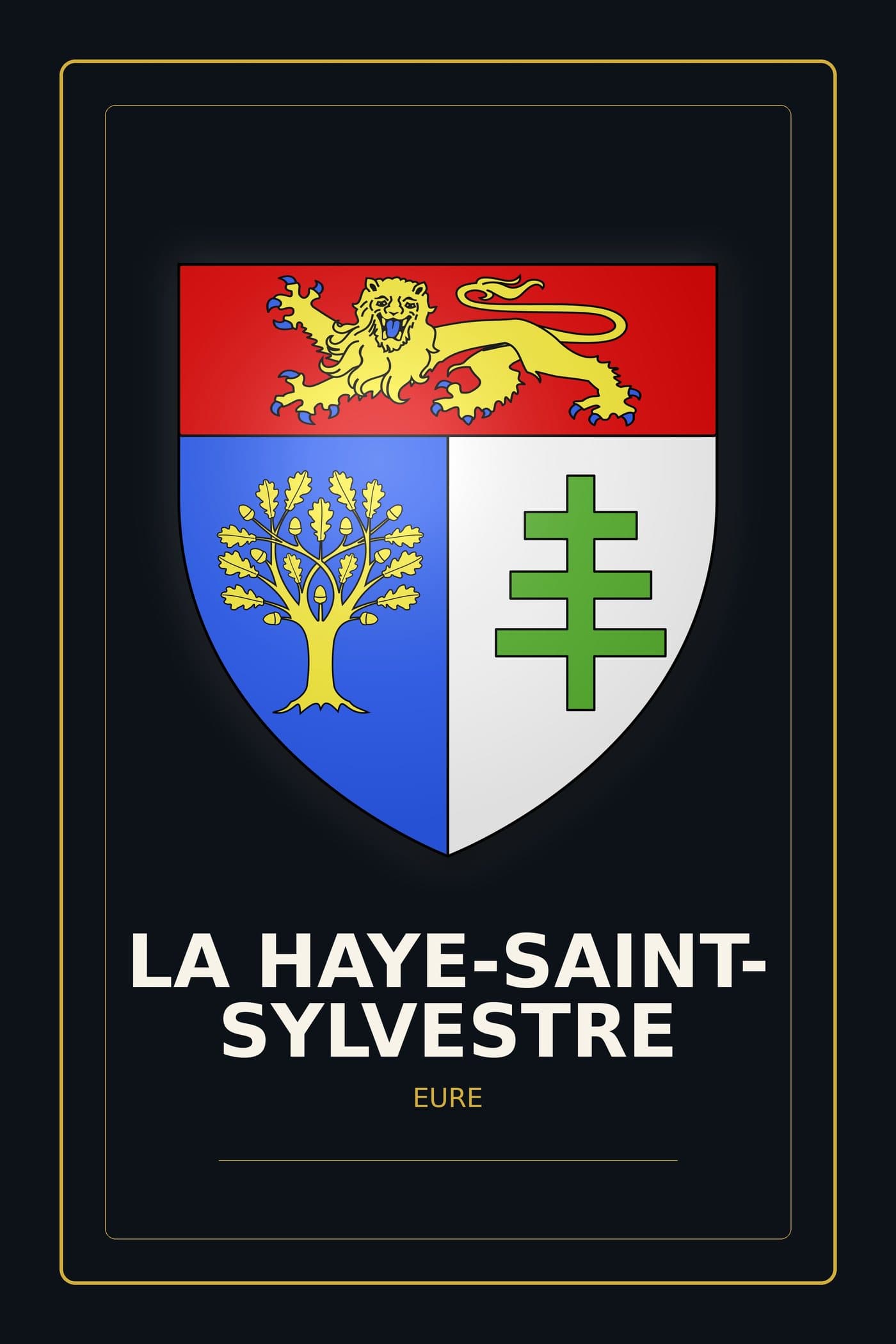 Blason de La Haye-Saint-Sylvestre