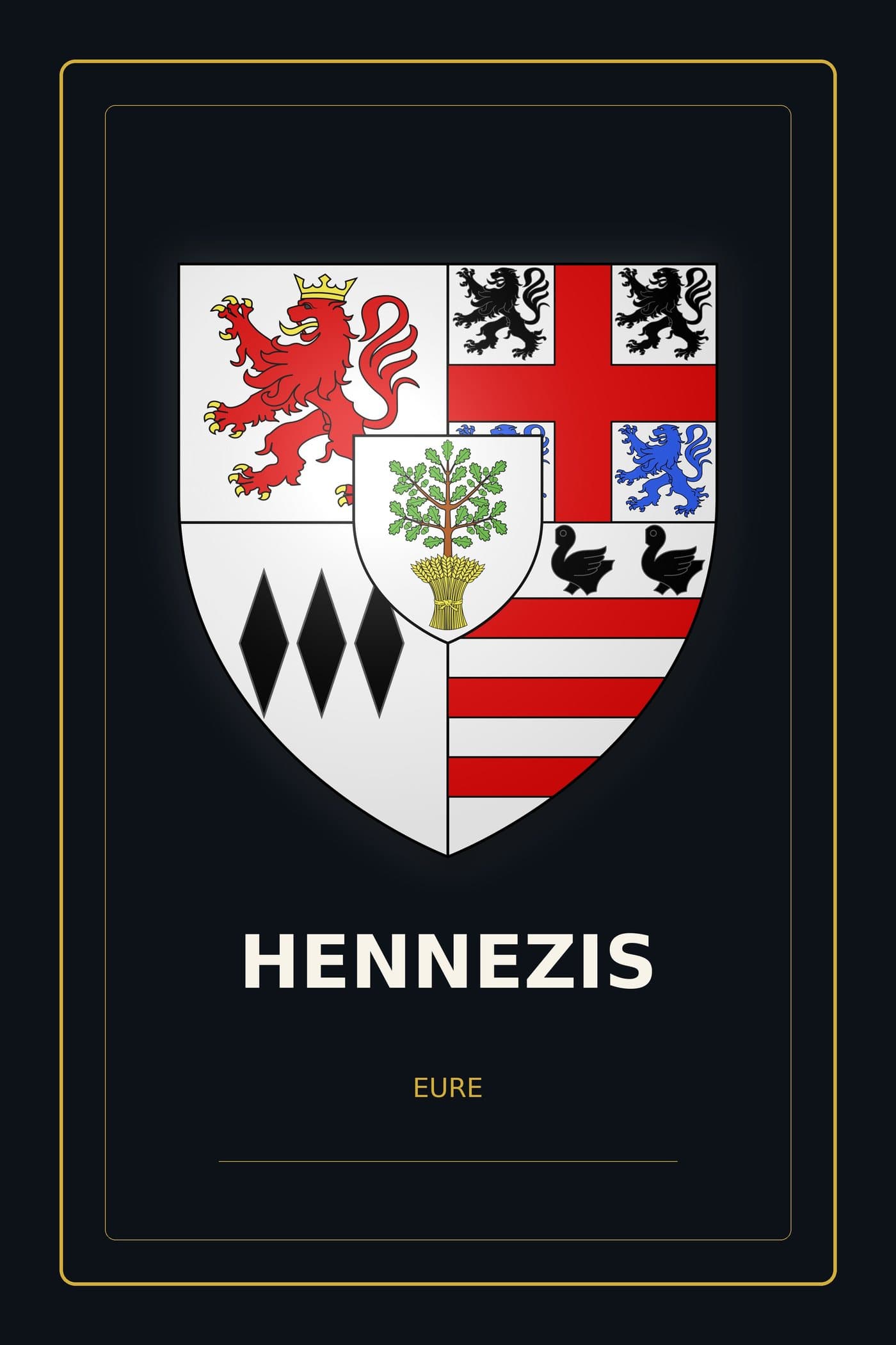 Blason d'Hennezis