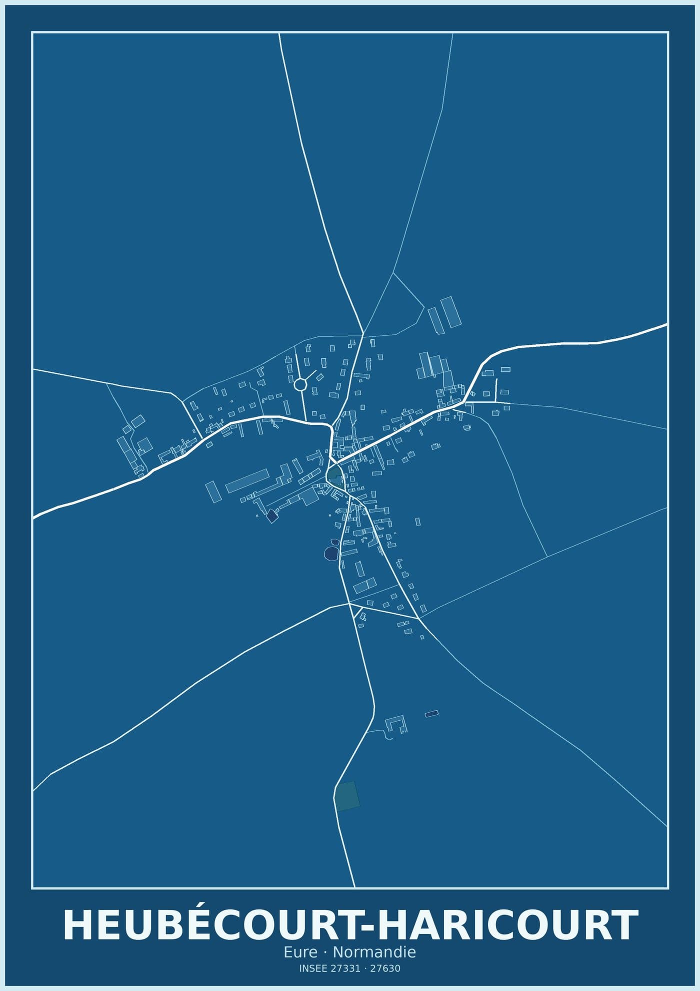Plan d'Heubécourt-Haricourt