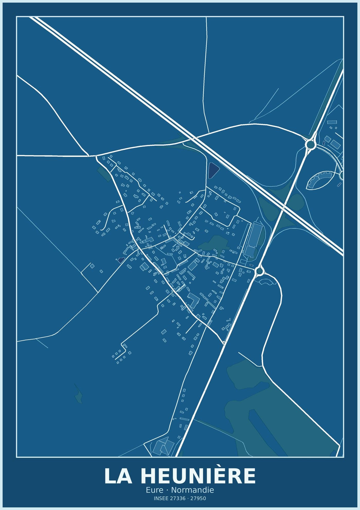 Plan de La Heunière