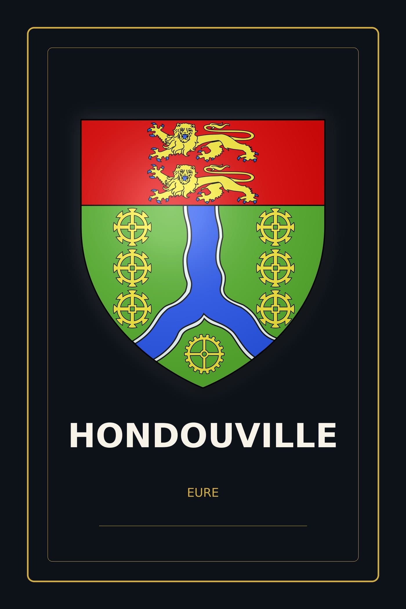 Blason d'Hondouville