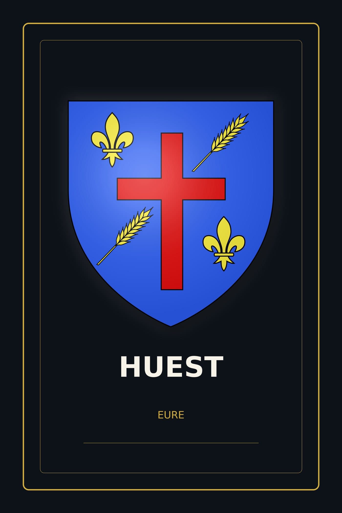 Blason d'Huest