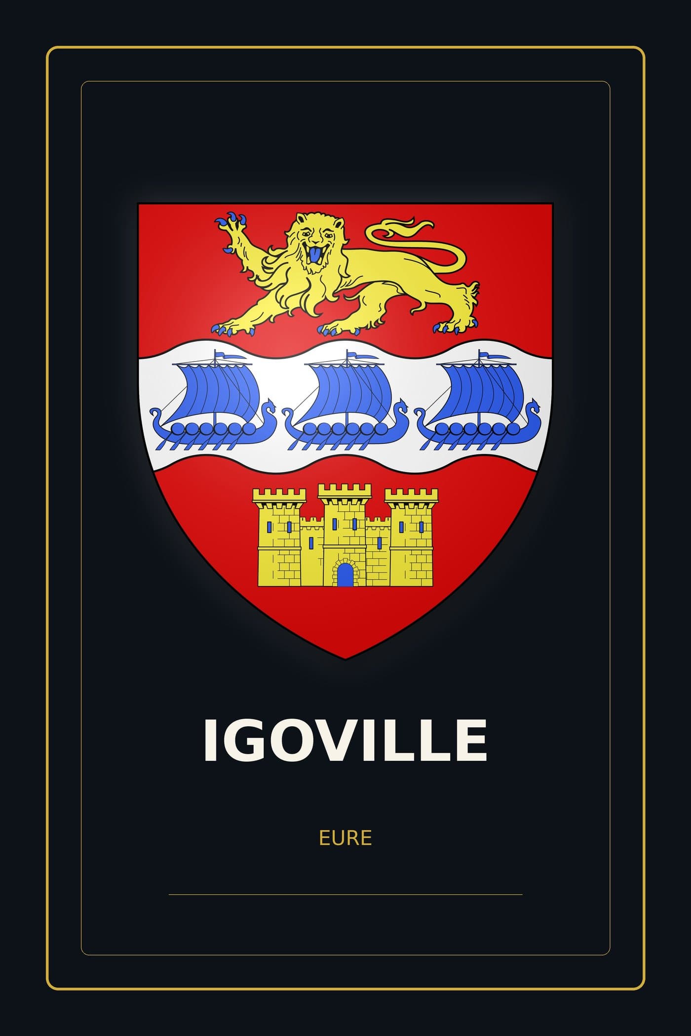 Blason d'Igoville