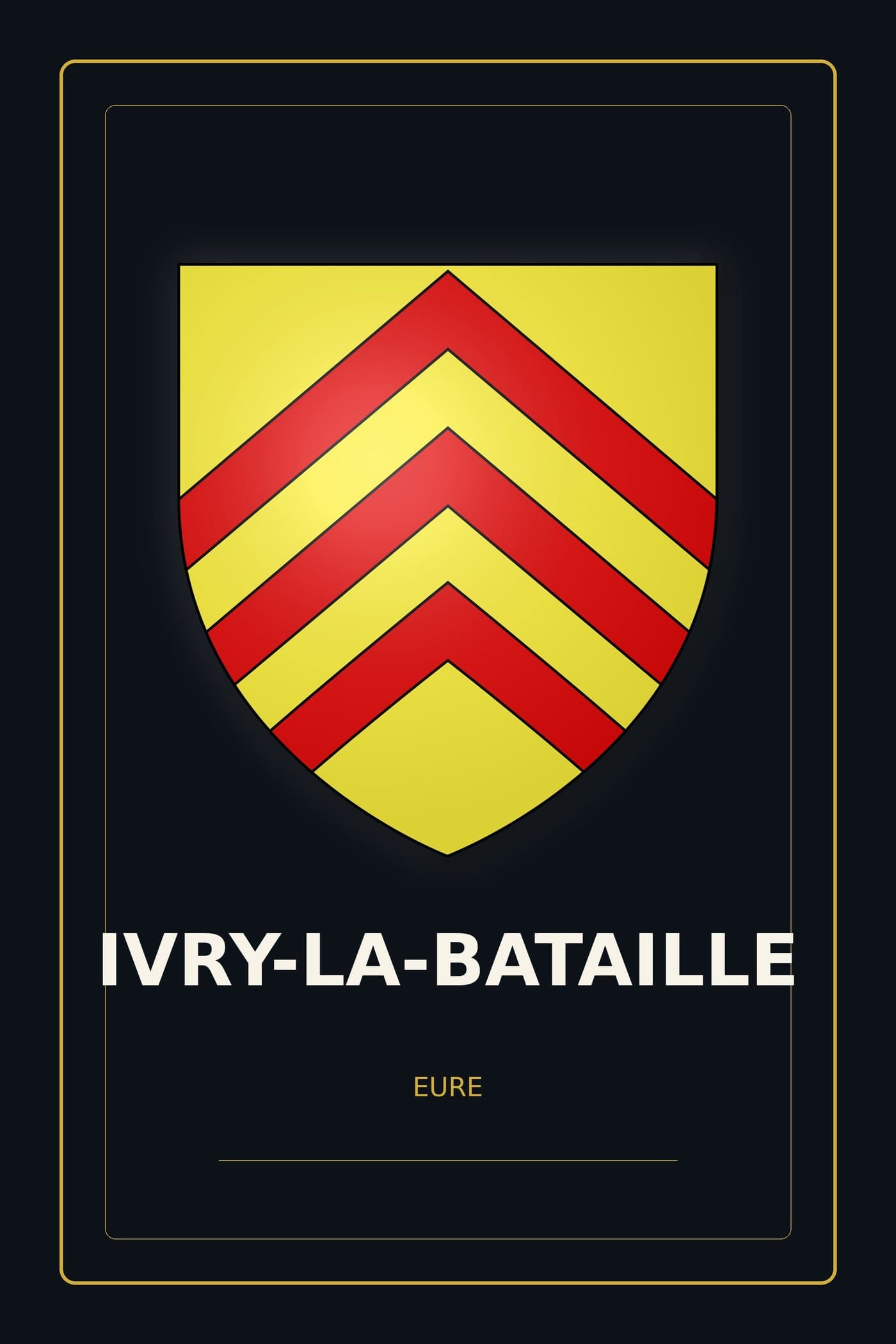 Blason d'Ivry-la-Bataille