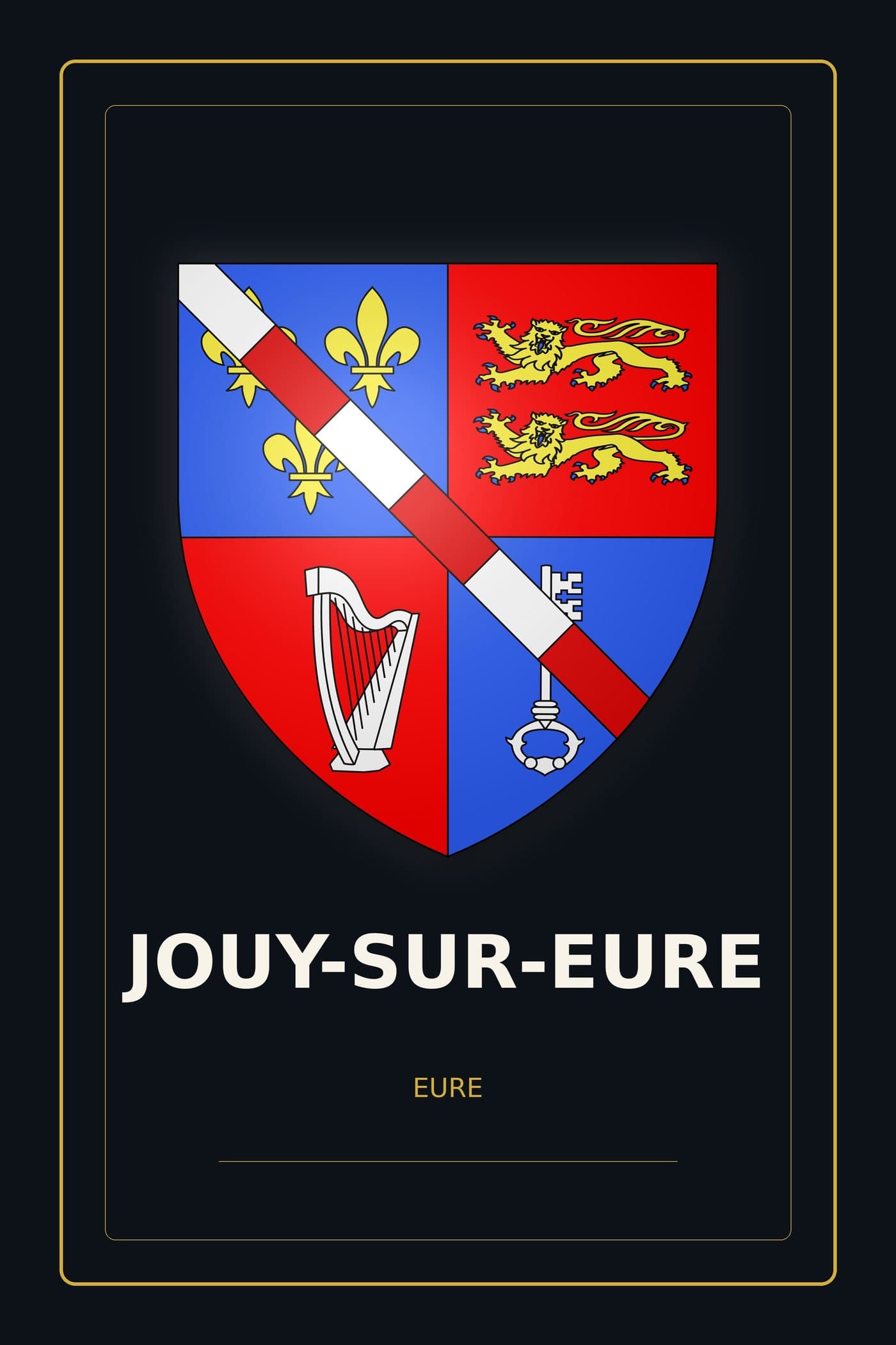 Blason de Jouy-sur-Eure