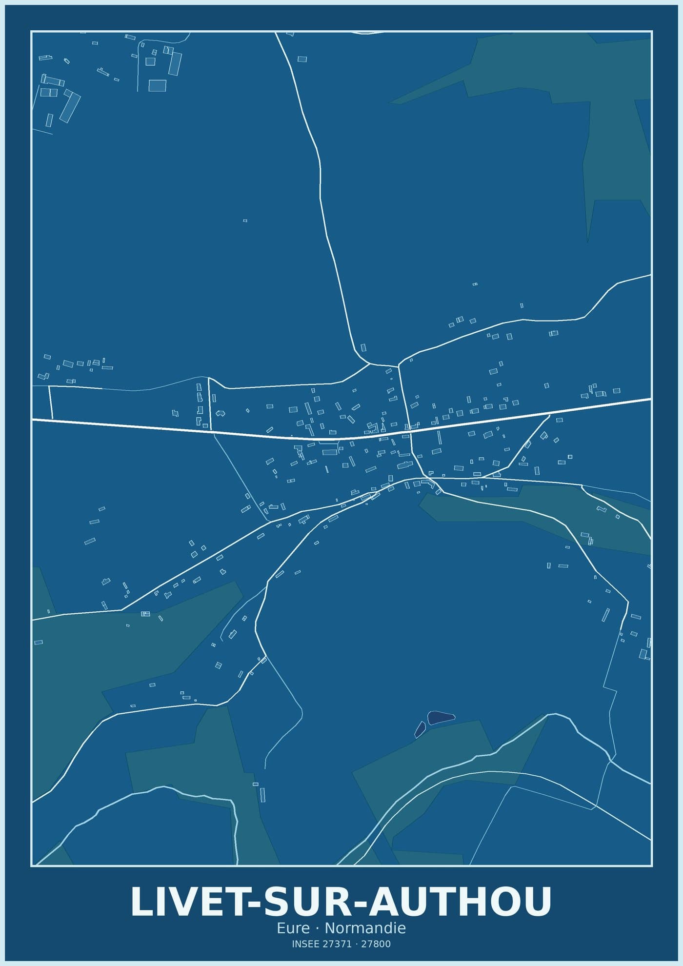 Plan de Livet-sur-Authou