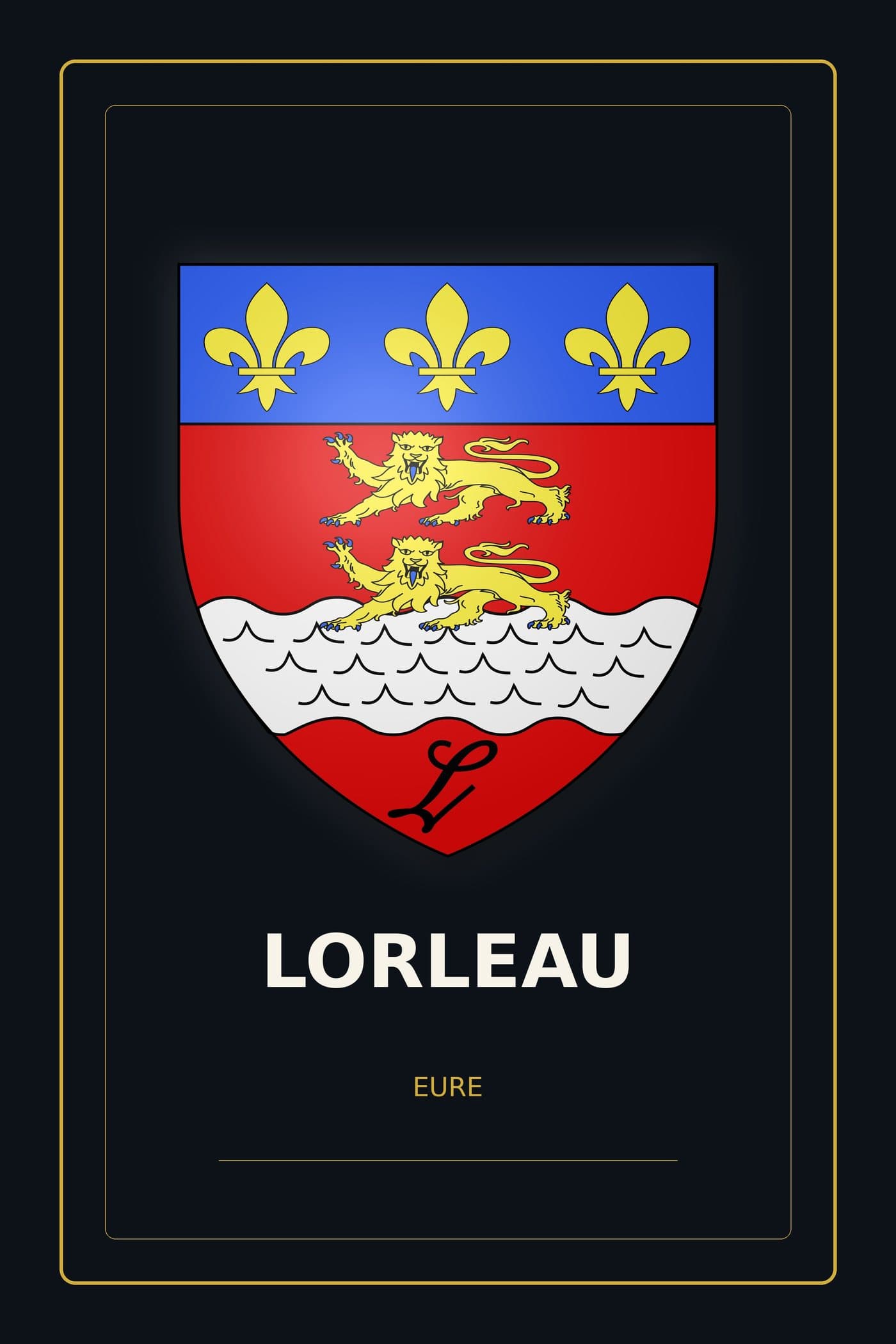 Blason de Lorleau