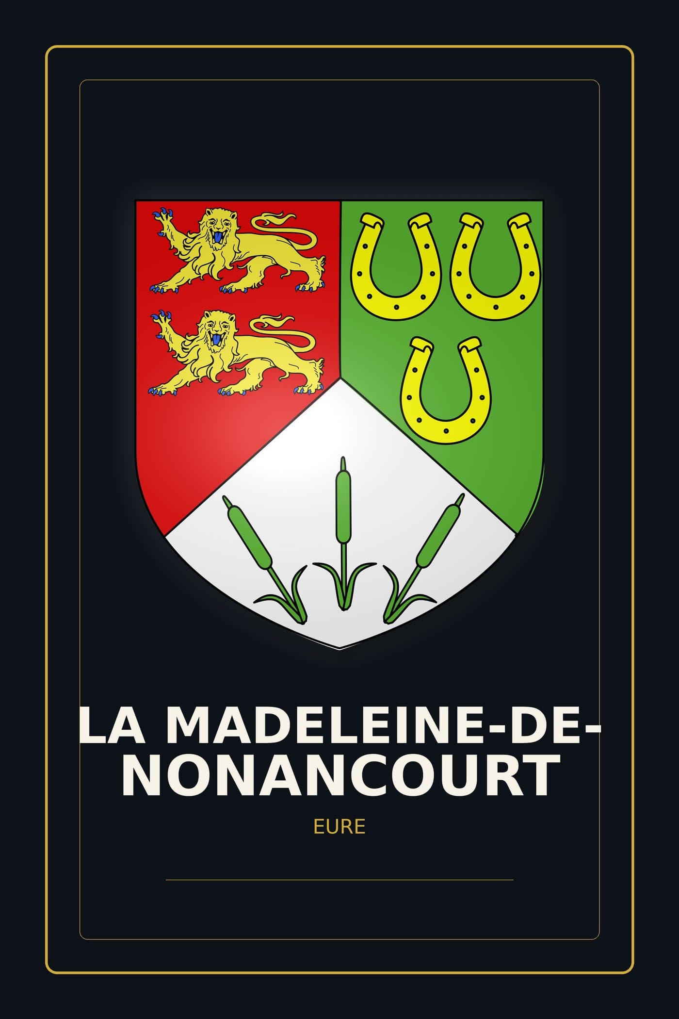 Blason de La Madeleine-de-Nonancourt