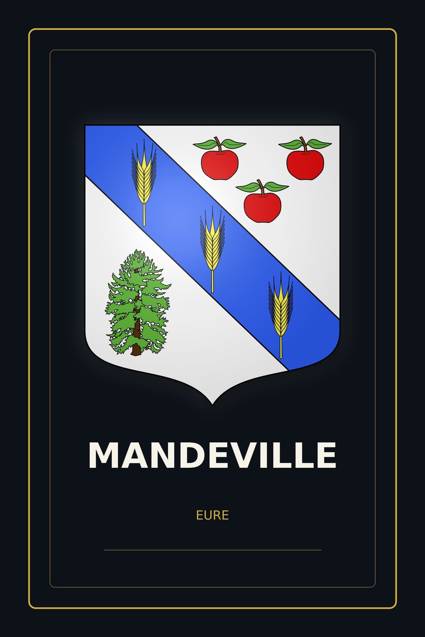 Blason de Mandeville