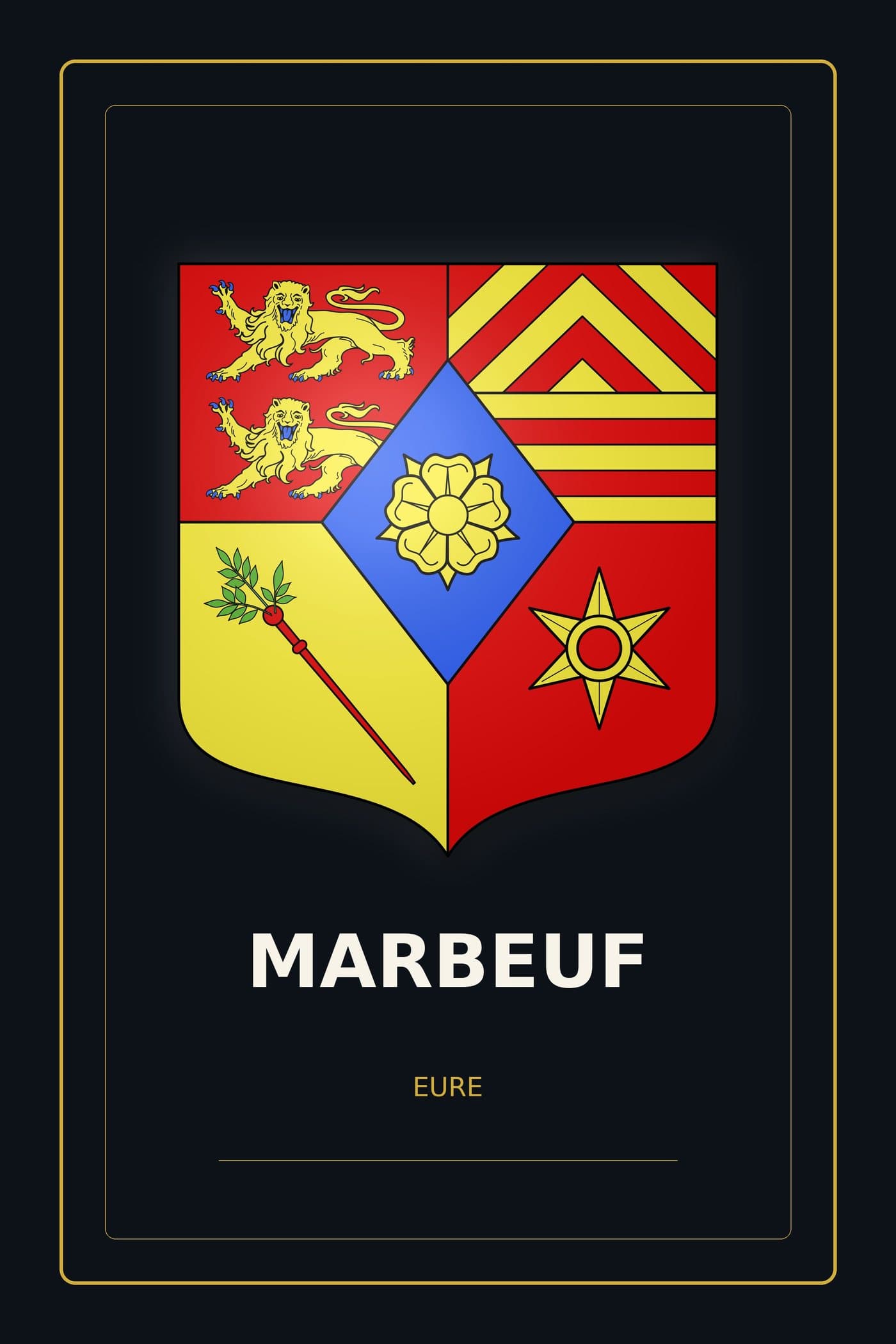 Blason de Marbeuf