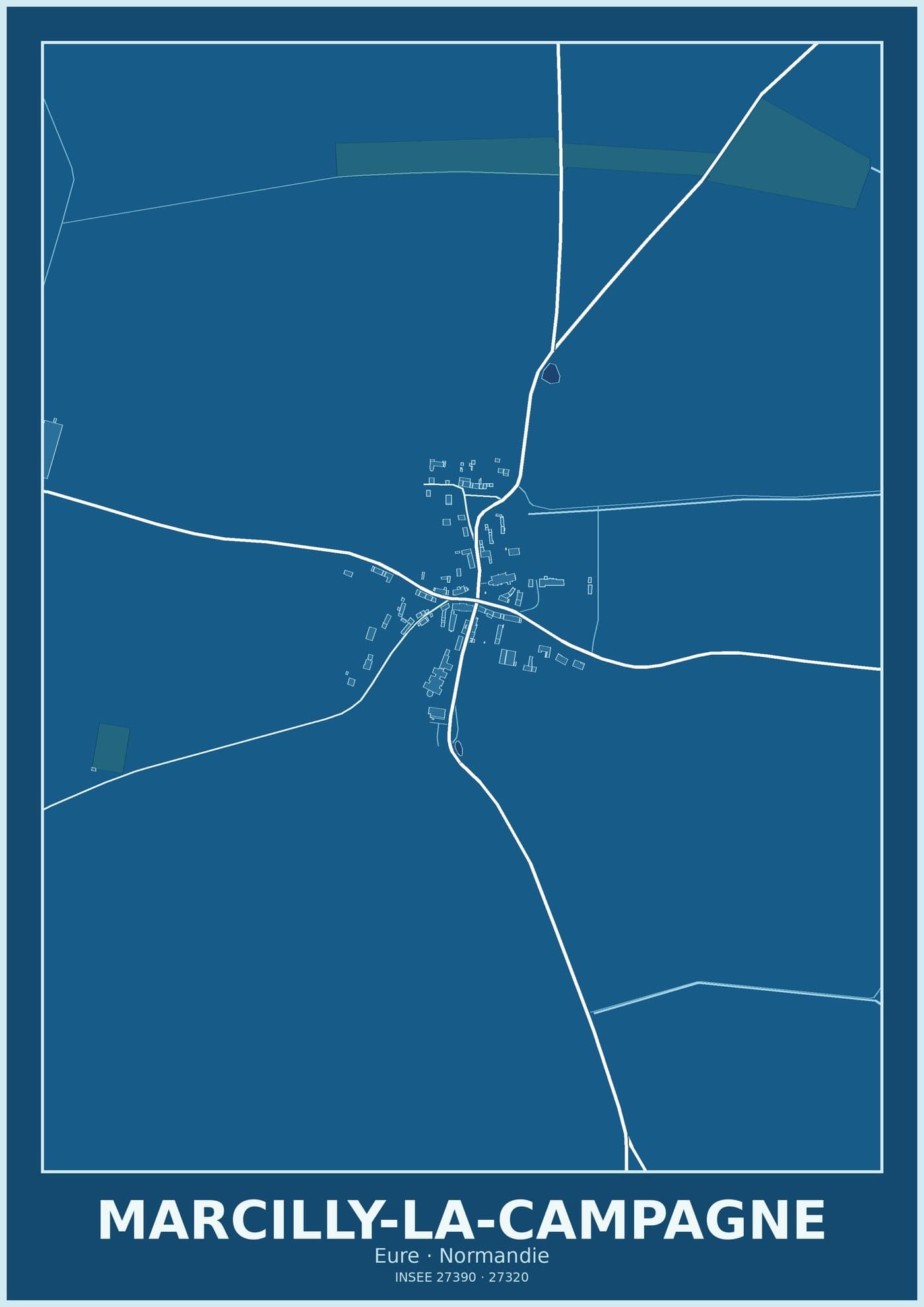 Plan de Marcilly-la-Campagne