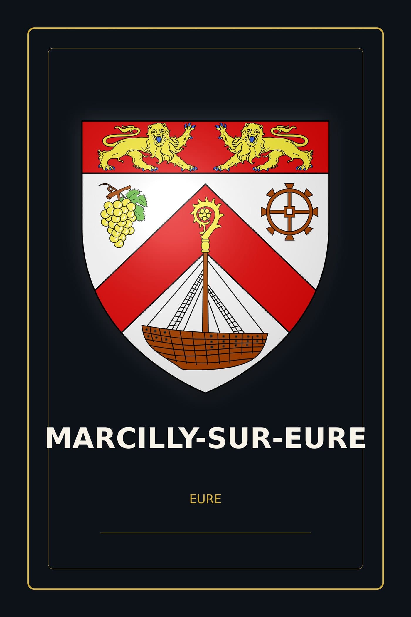 Blason de Marcilly-sur-Eure