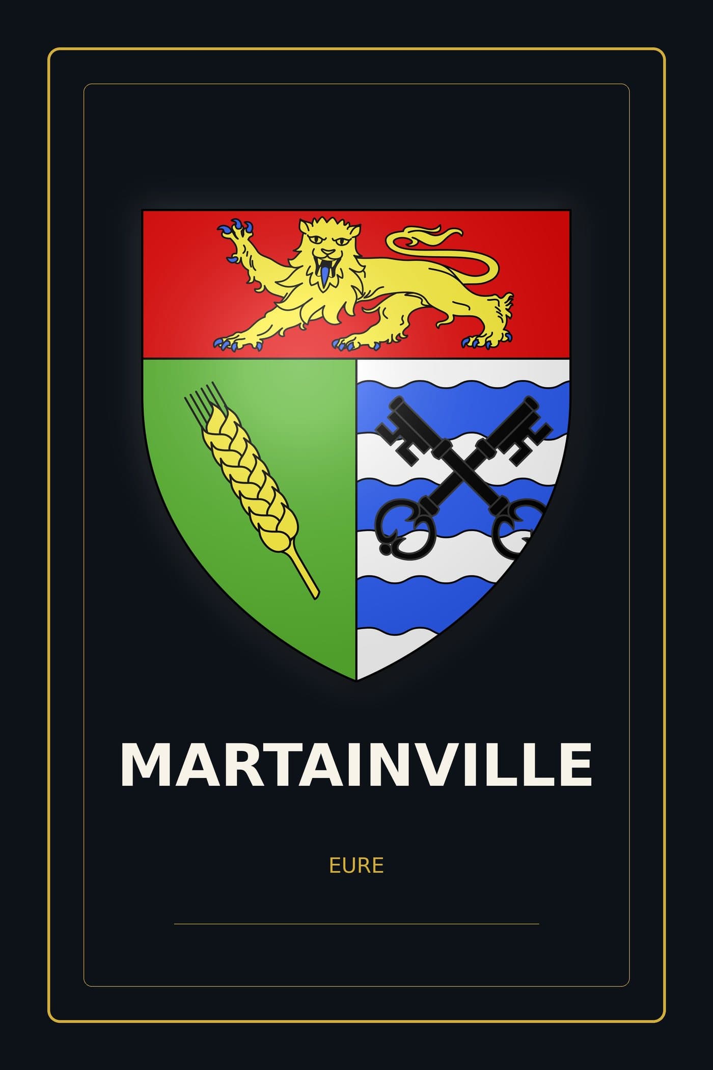 Blason de Martainville
