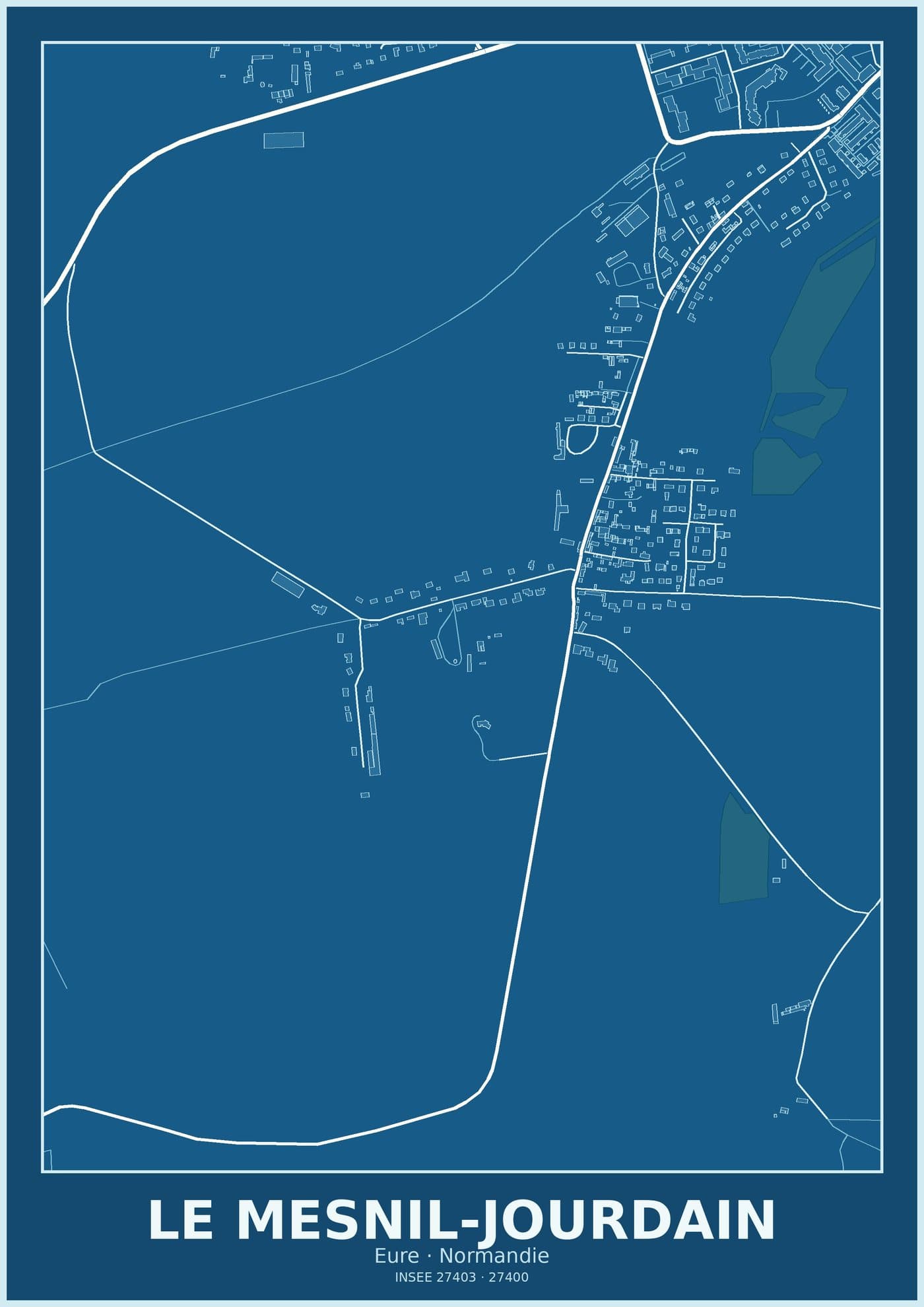 Plan du Mesnil-Jourdain