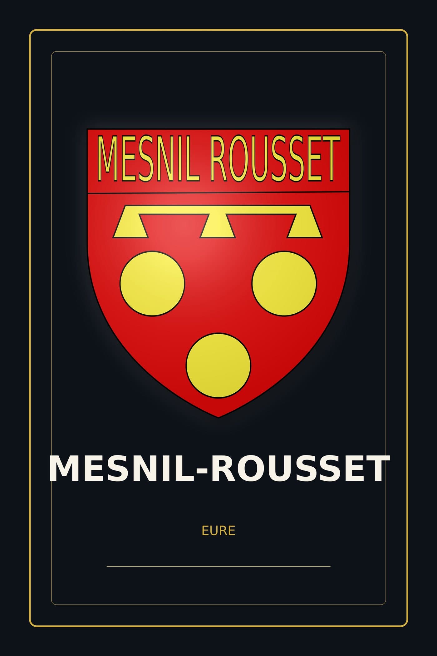 Blason de Mesnil-Rousset