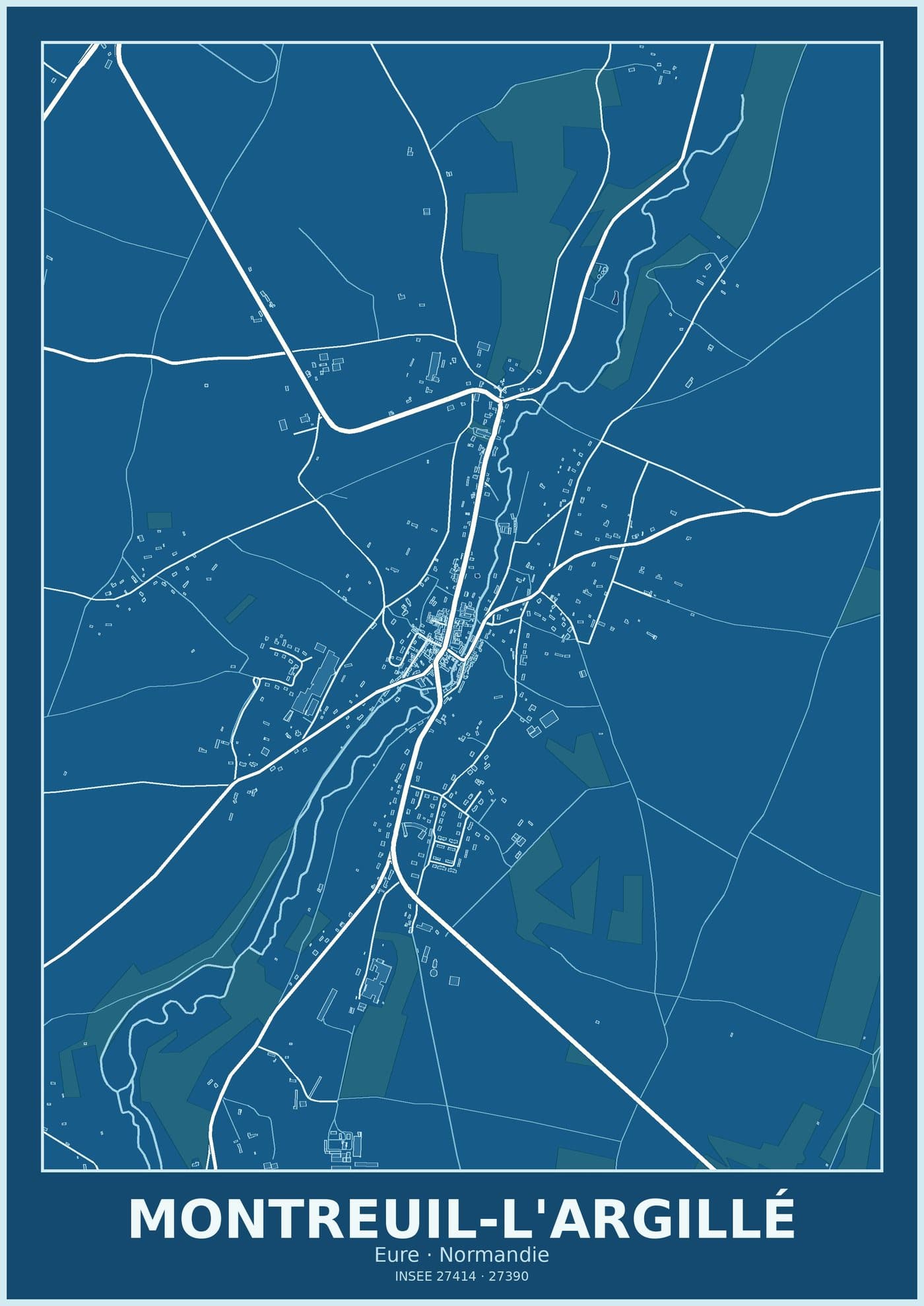 Plan de Montreuil-l'Argillé