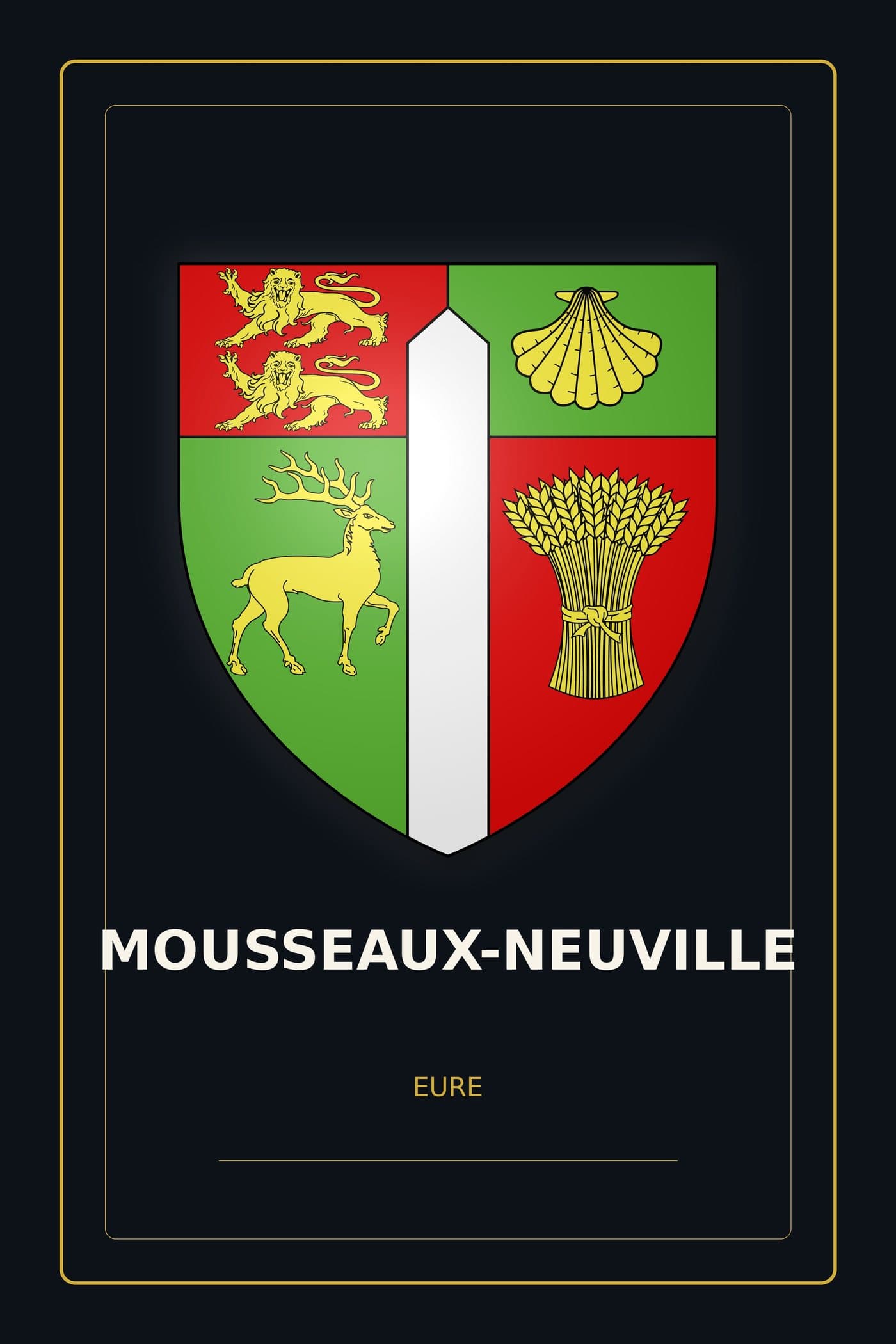 Blason de Mousseaux-Neuville