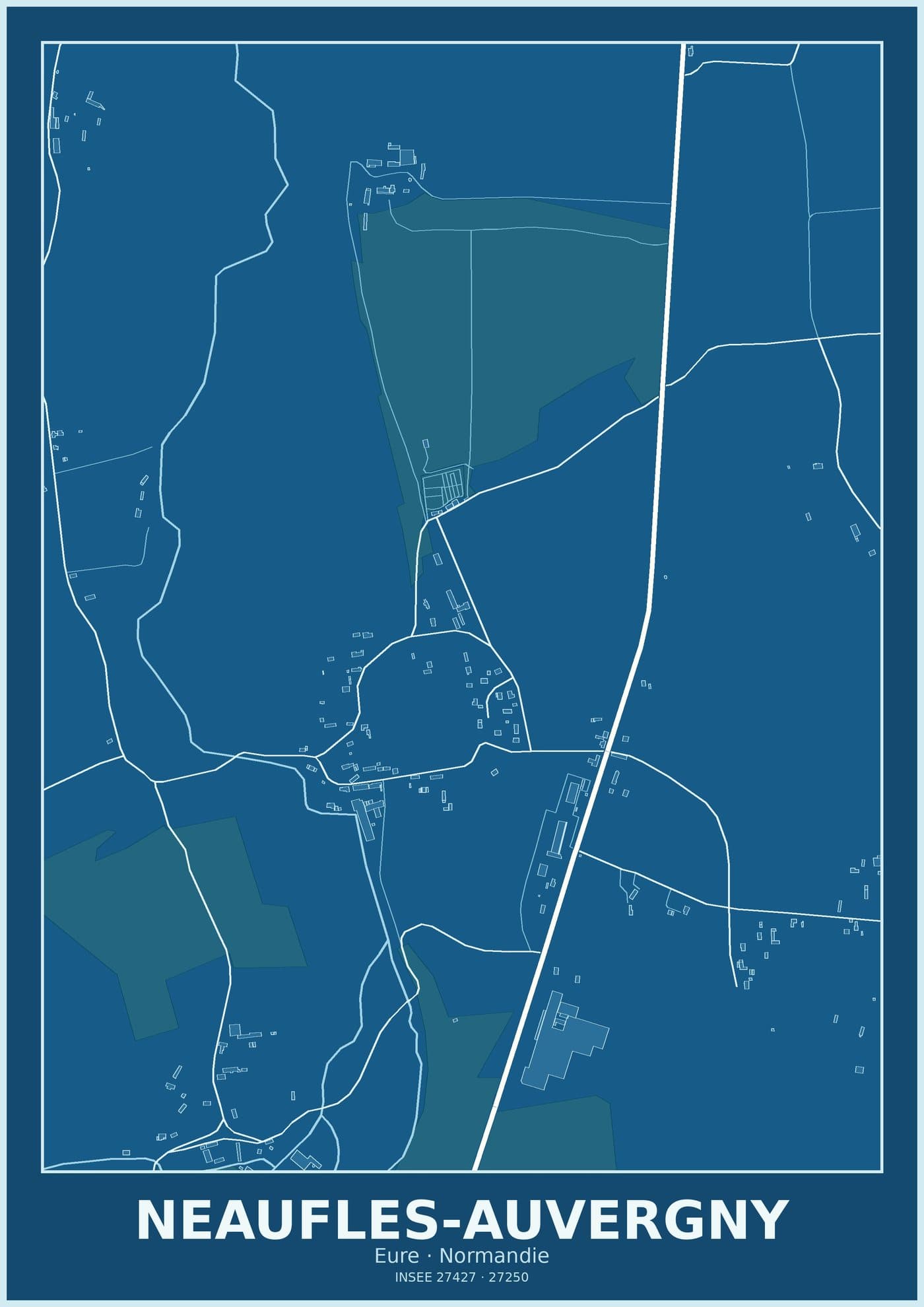 Plan de Neaufles-Auvergny