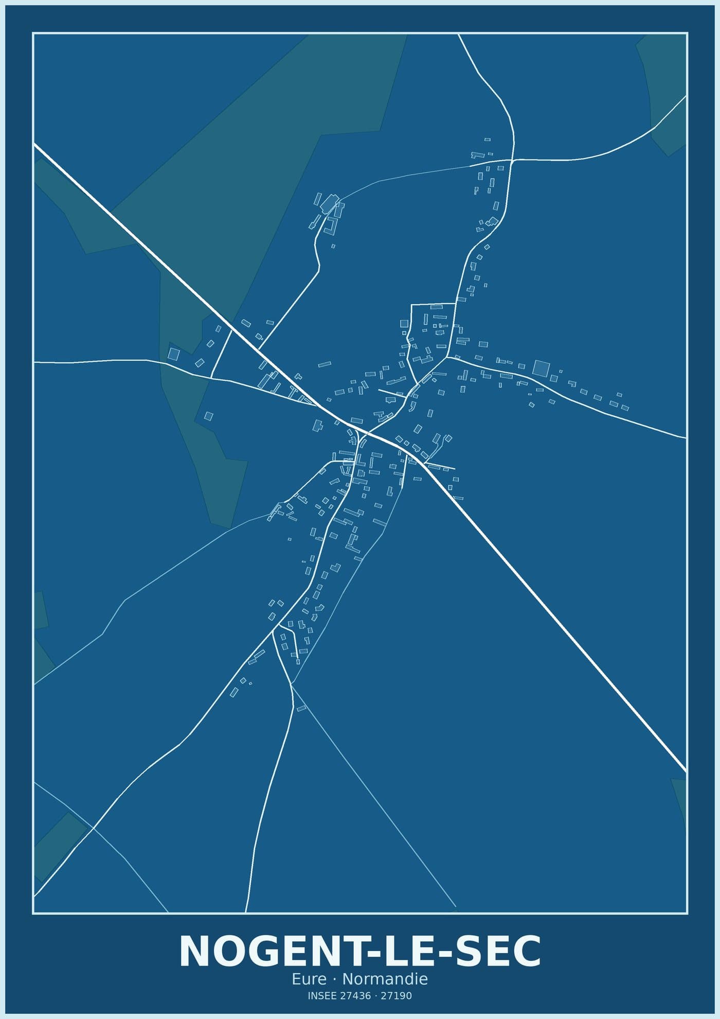 Plan de Nogent-le-Sec