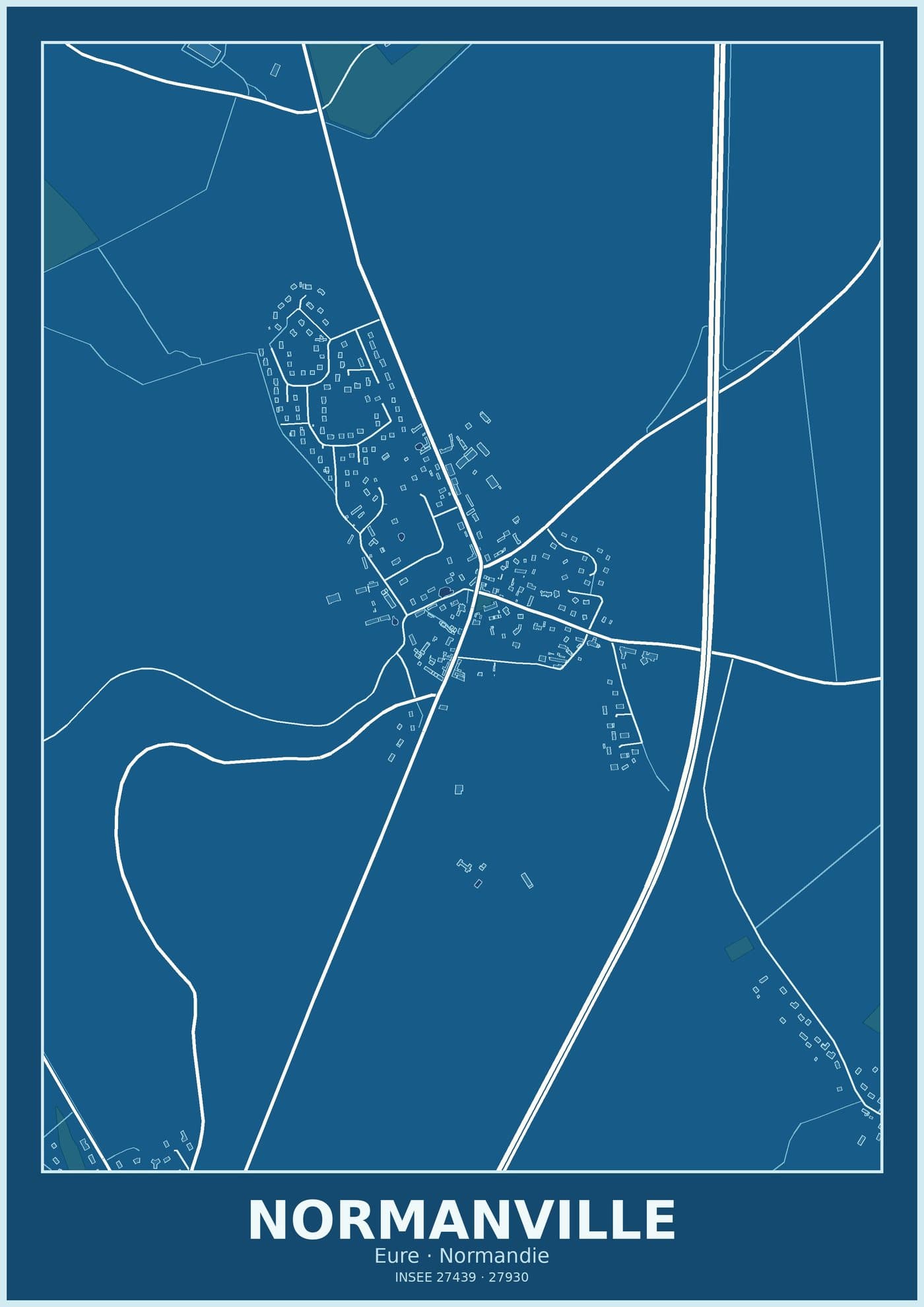 Plan de Normanville