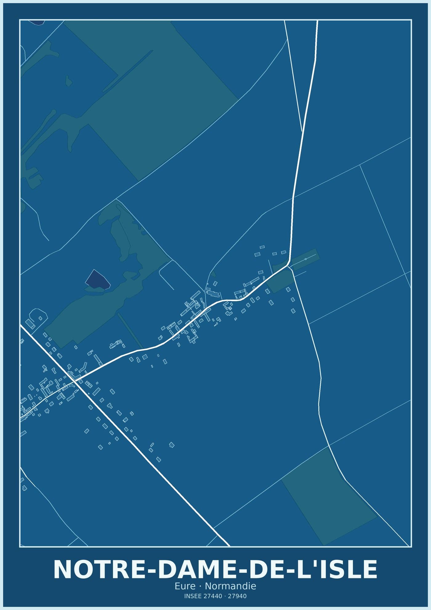 Plan de Notre-Dame-de-l'Isle