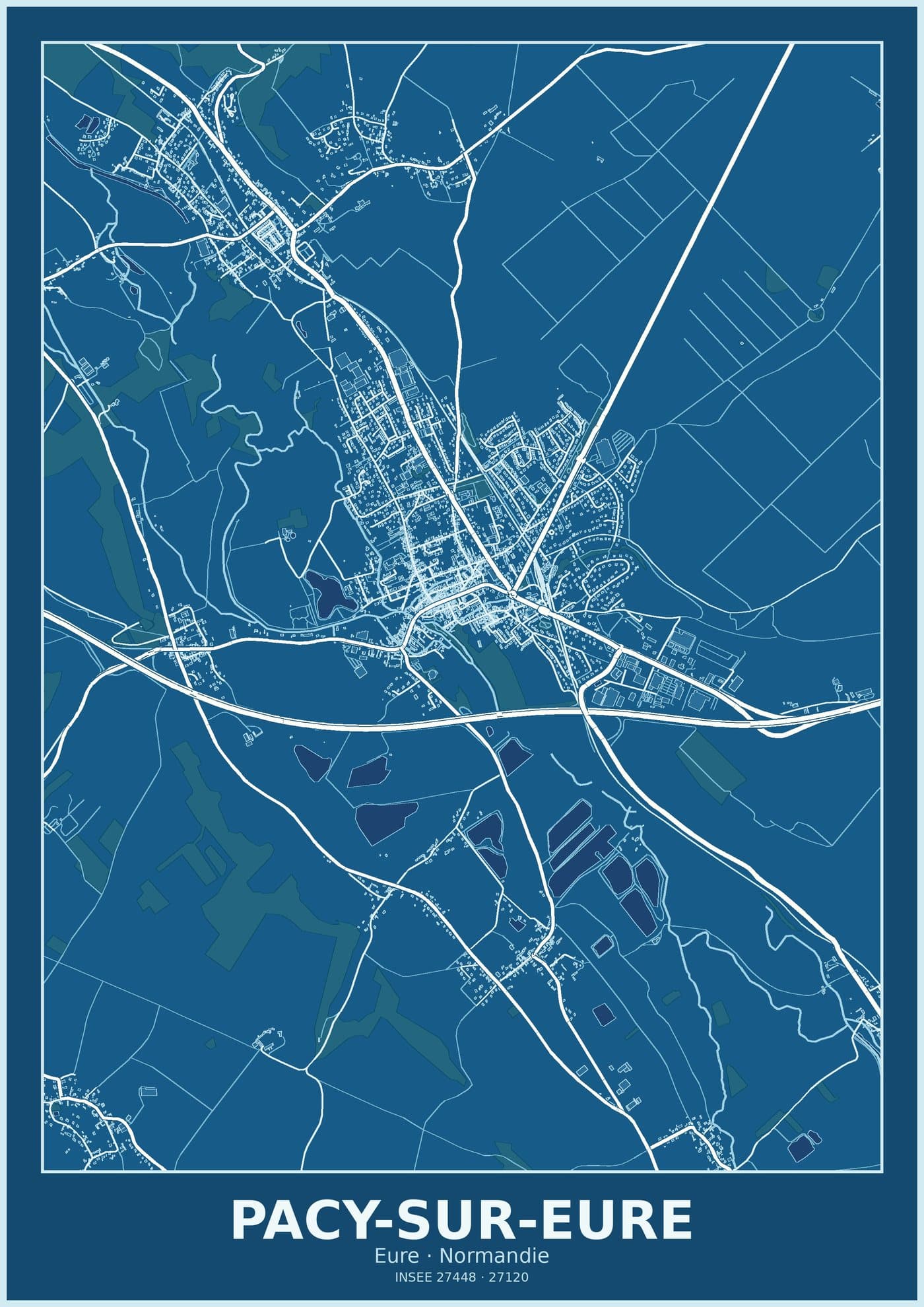 Plan de Pacy-sur-Eure