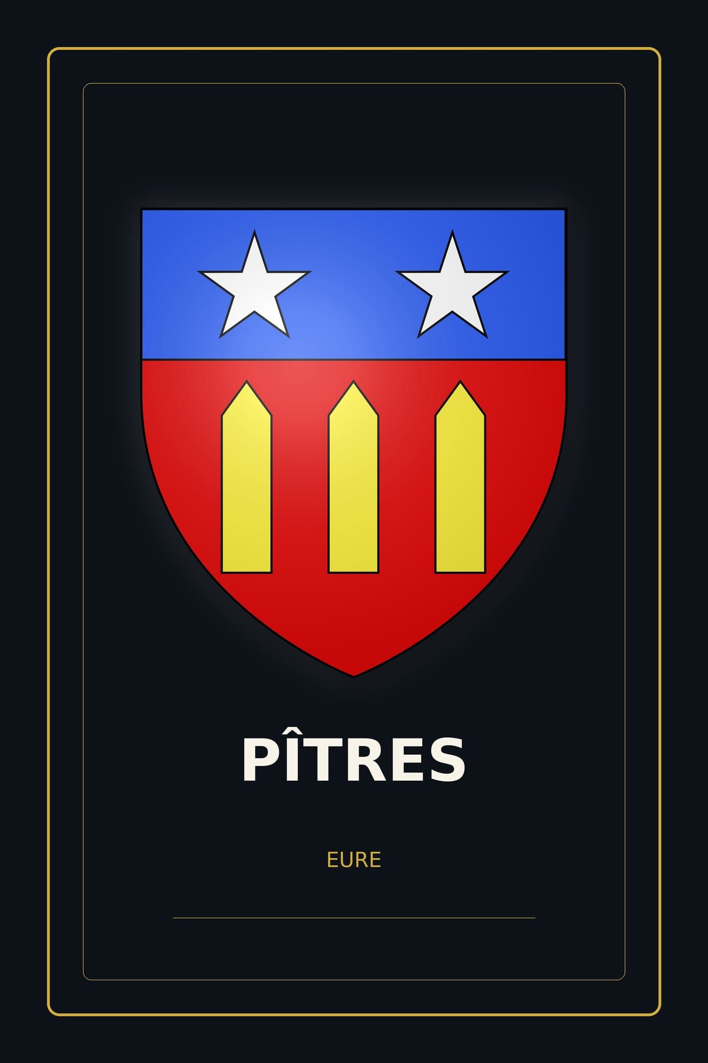 Blason de Pîtres