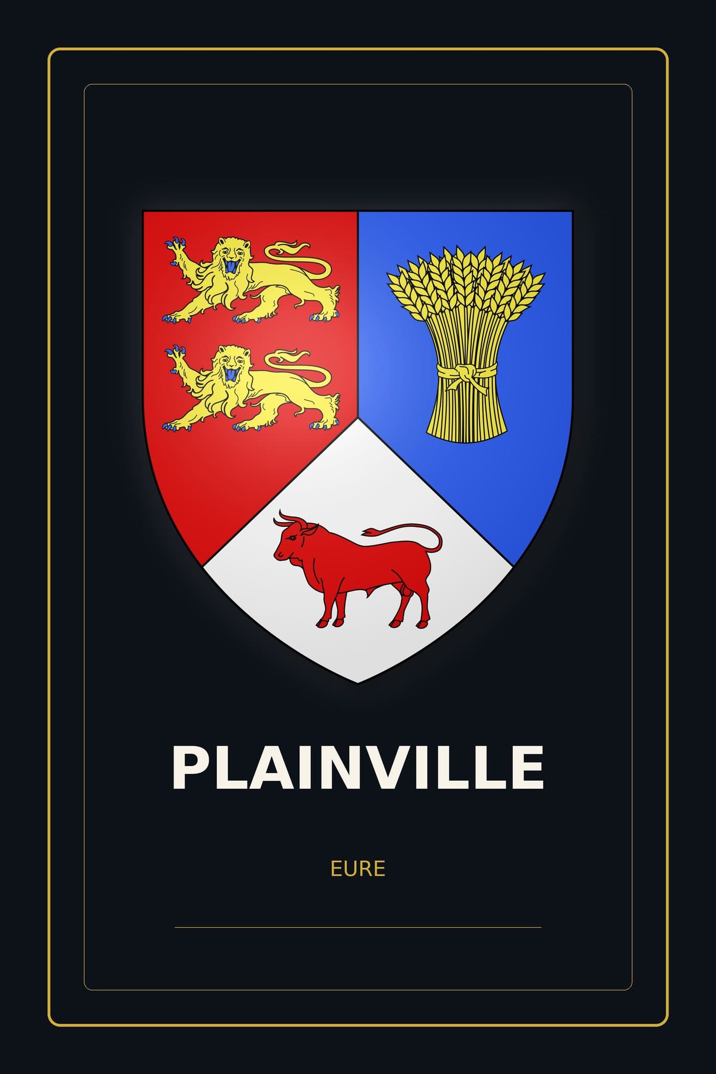 Blason de Plainville
