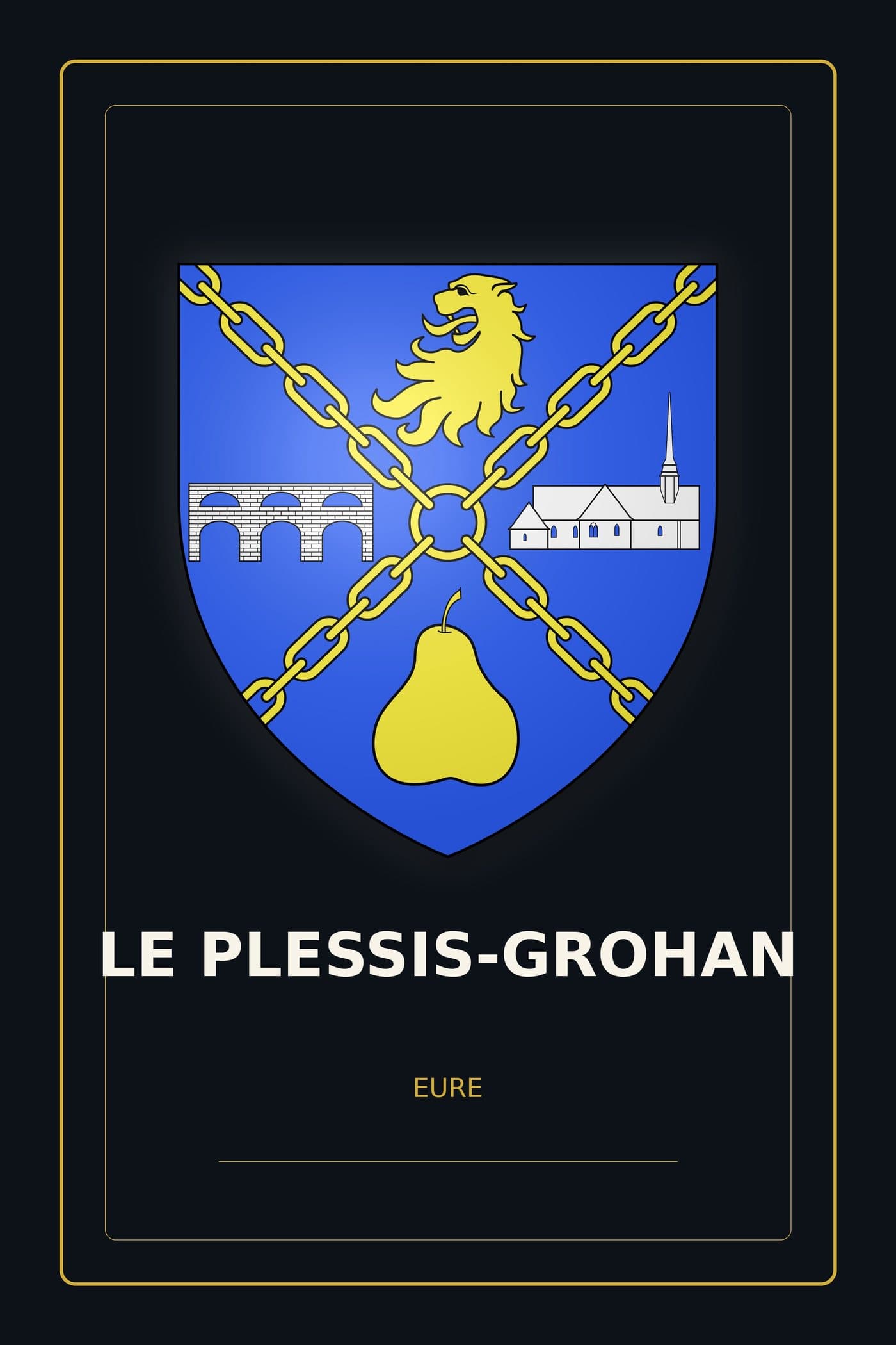 Blason du Plessis-Grohan