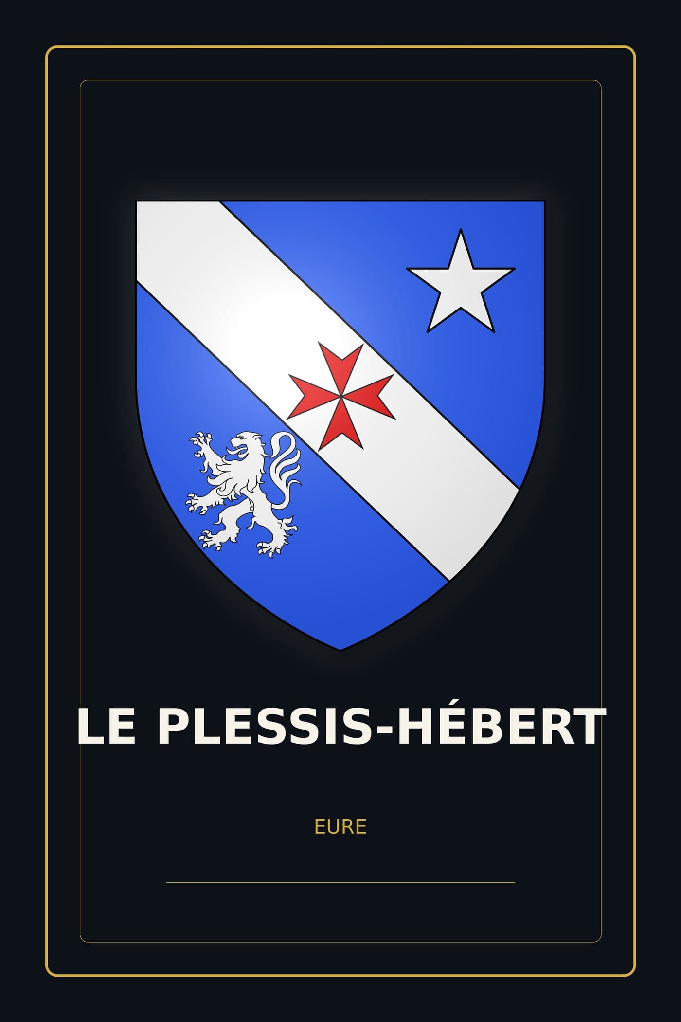Blason du Plessis-Hébert