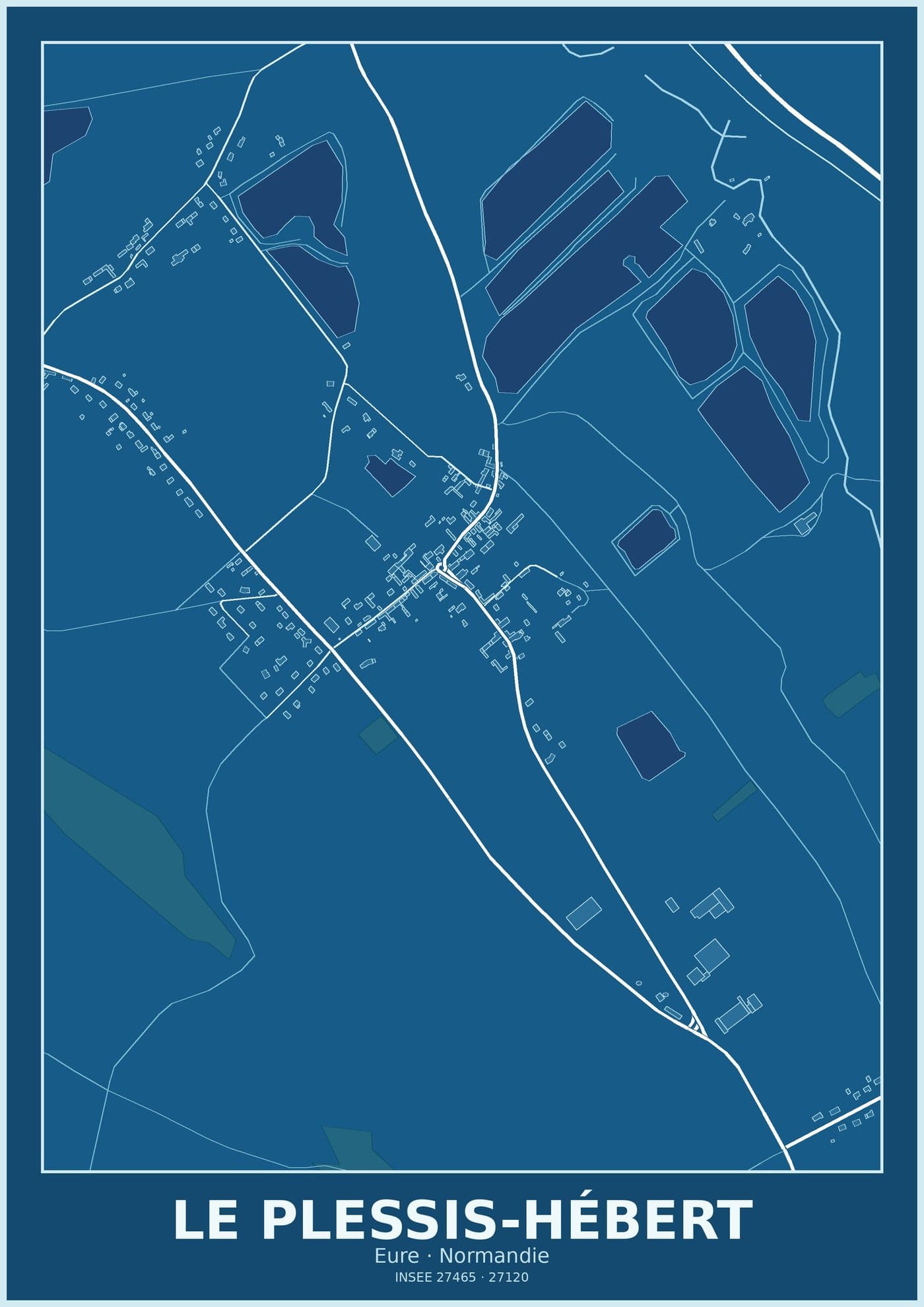 Plan du Plessis-Hébert