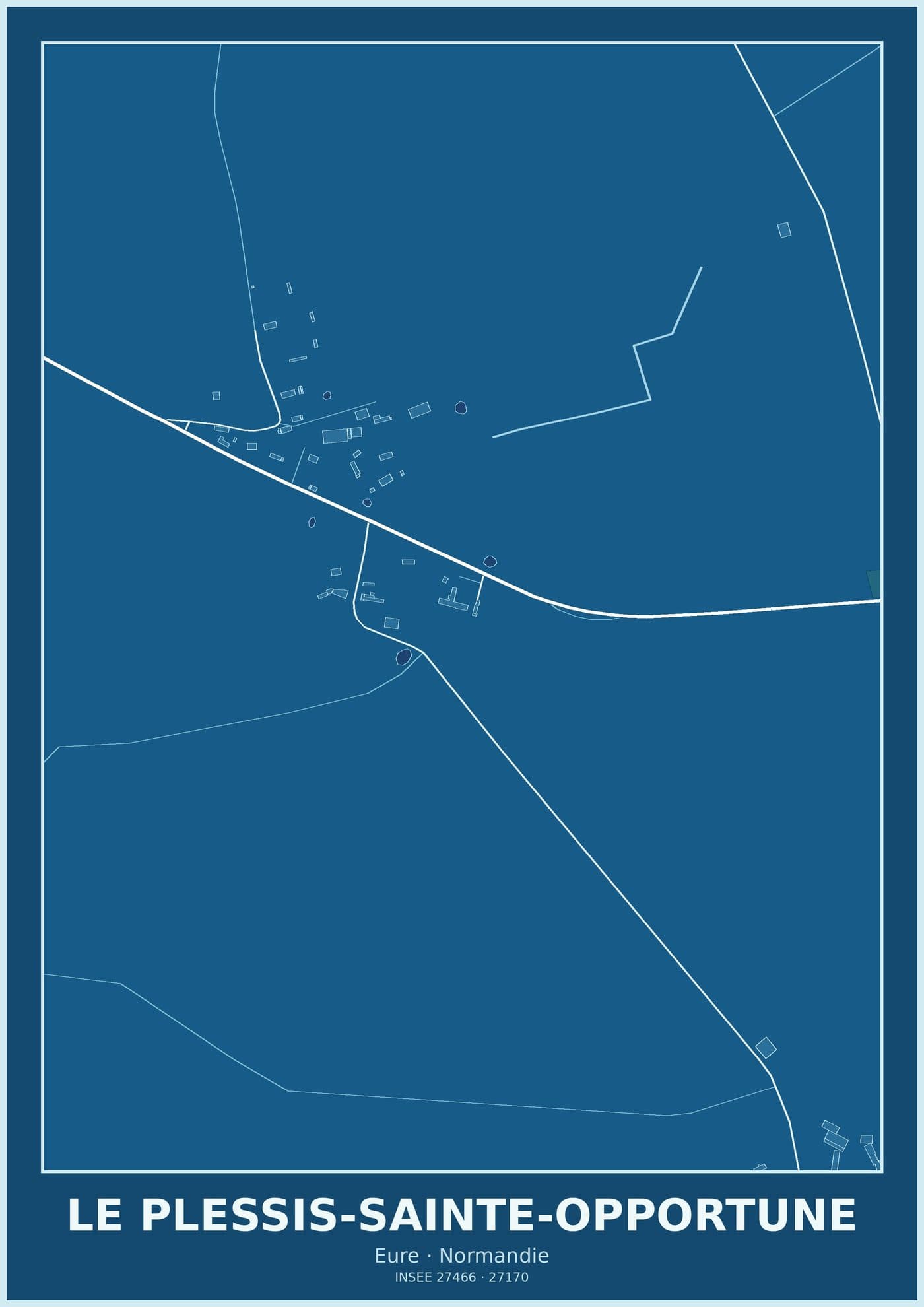 Plan du Plessis-Sainte-Opportune