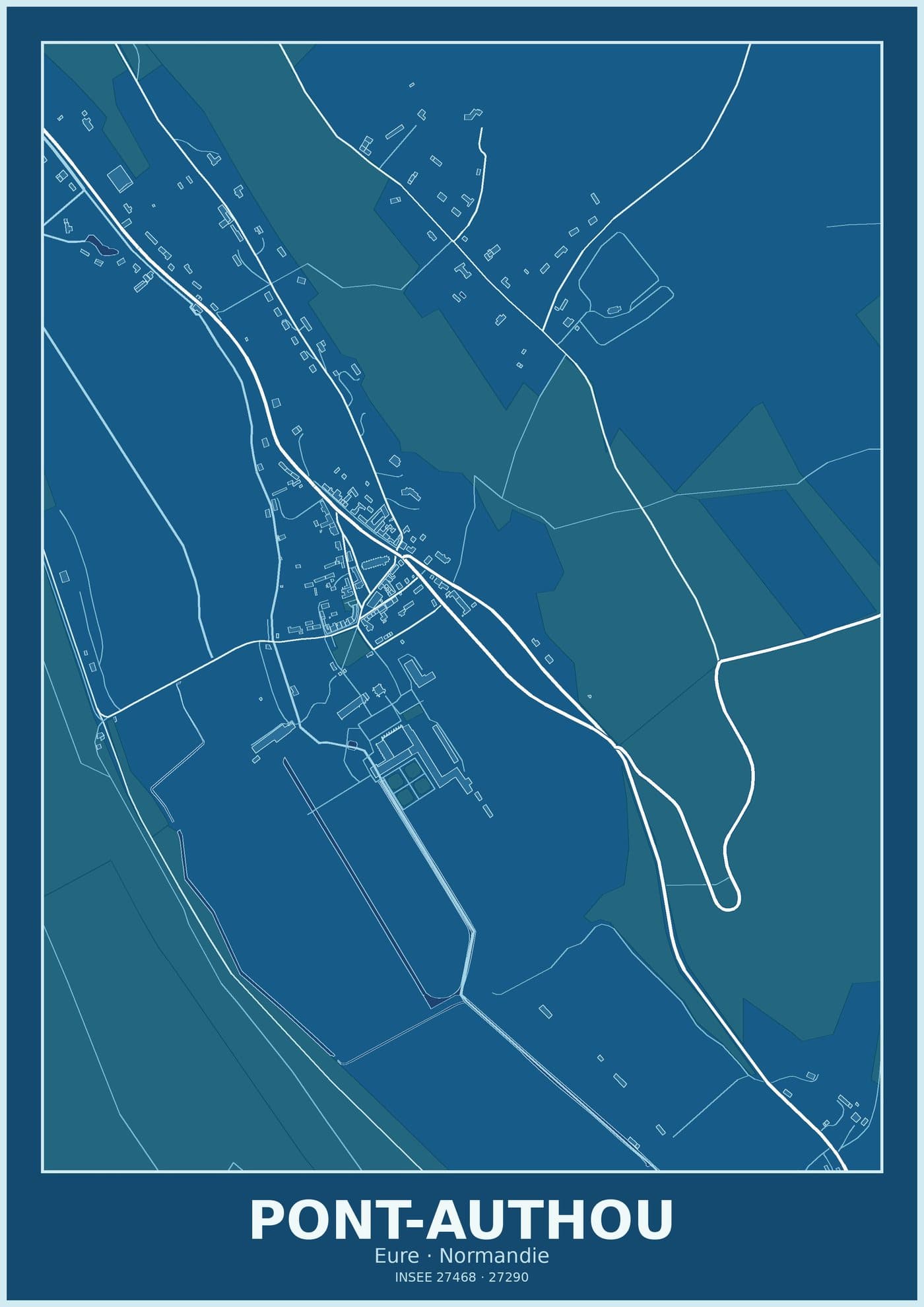 Plan de Pont-Authou