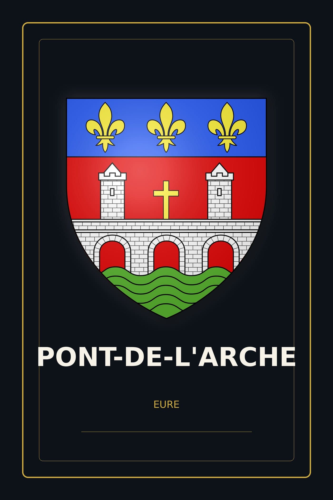 Blason de Pont-de-l'Arche