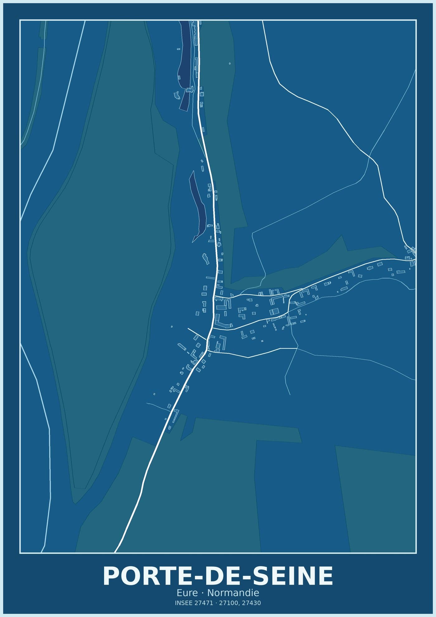 Plan de Porte-de-Seine