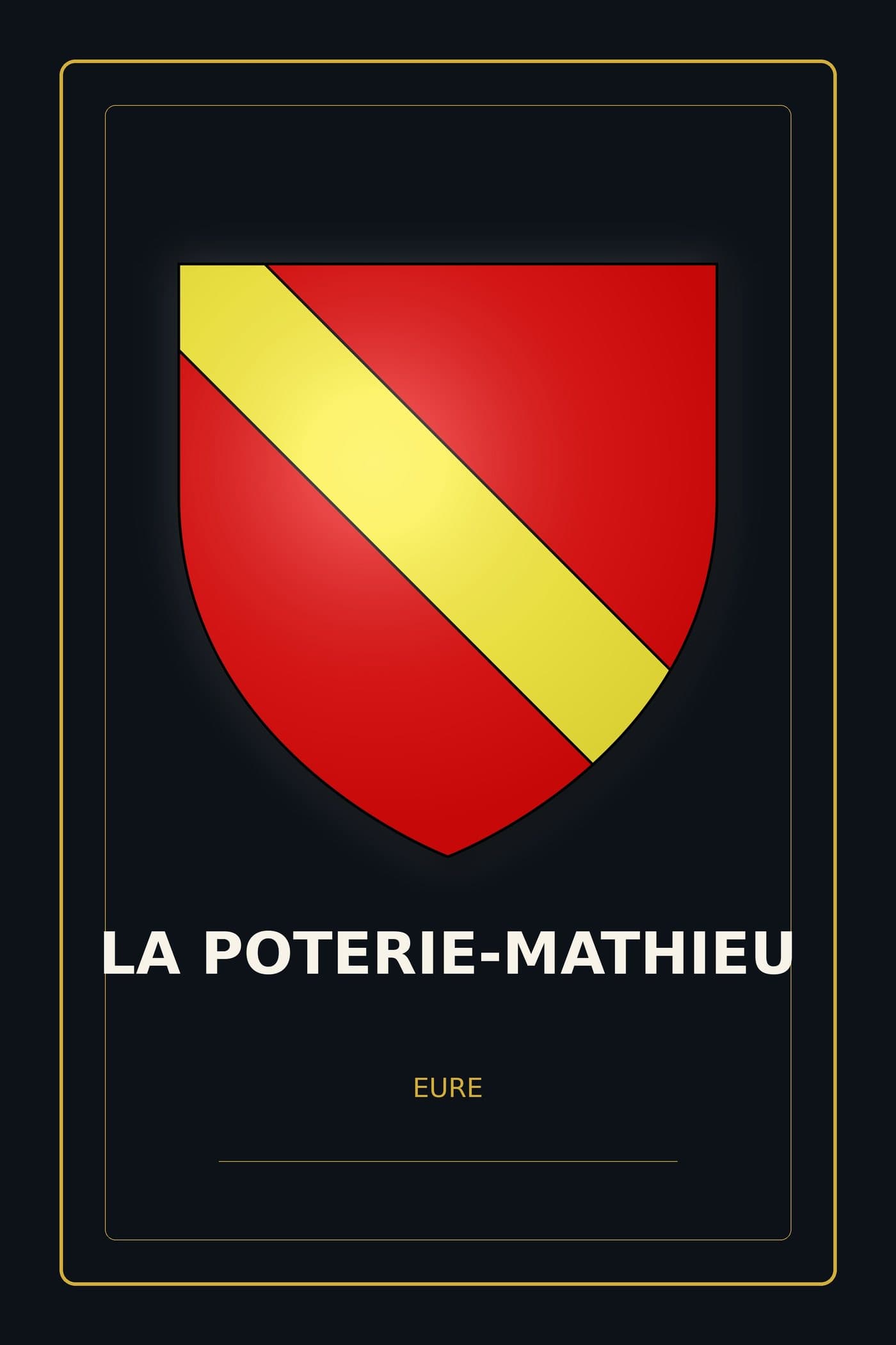 Blason de La Poterie-Mathieu
